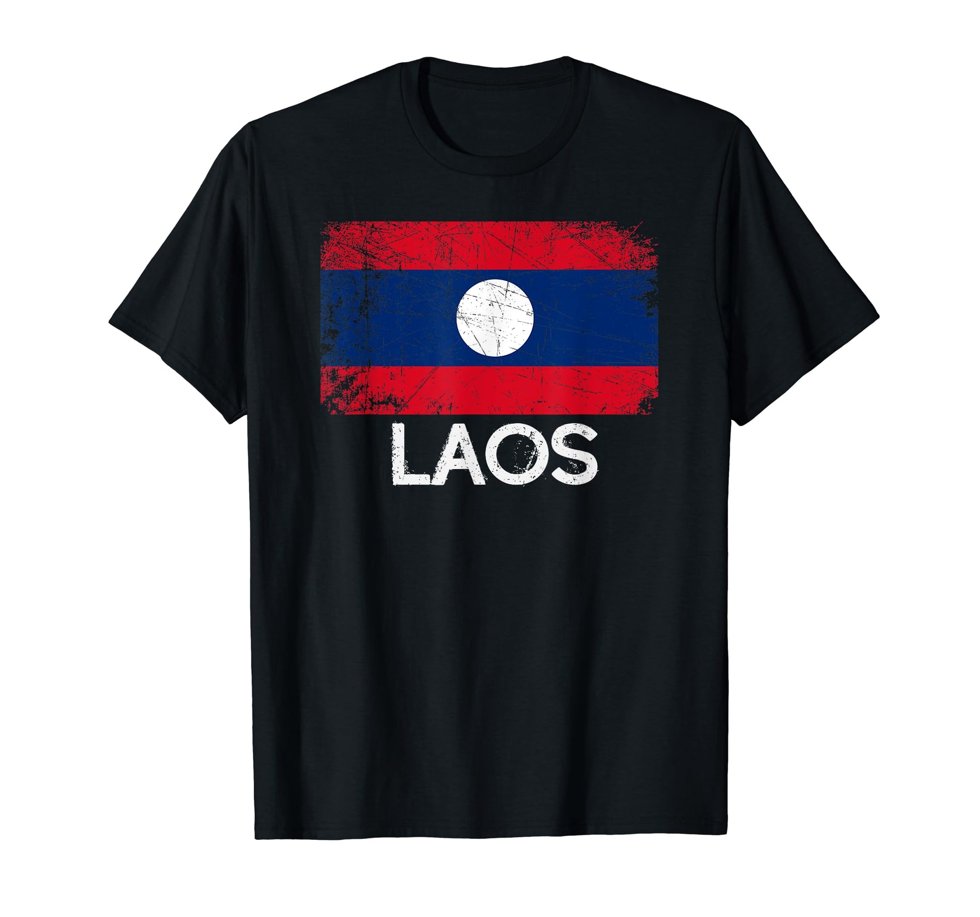 Lao Laotian Flag Made Laos Gift T-Shirt - Unique Graphic for Adults - T-Shirt, Sweatshirt, Hoodie