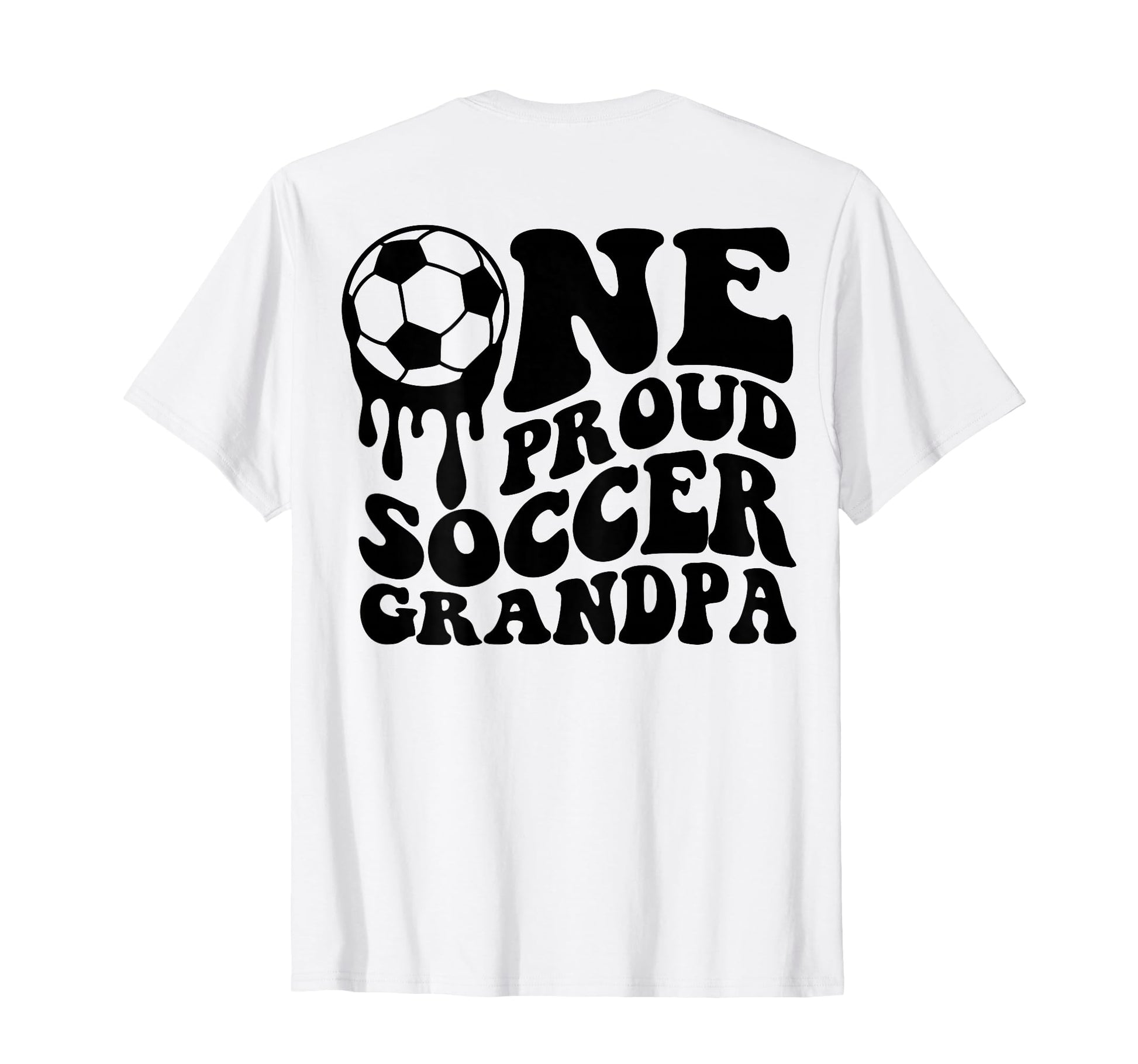Proud Soccer Grandpa Soccer Ball T-Shirt - Custom Art Print for Adults - T-Shirt, Sweatshirt, Hoodie