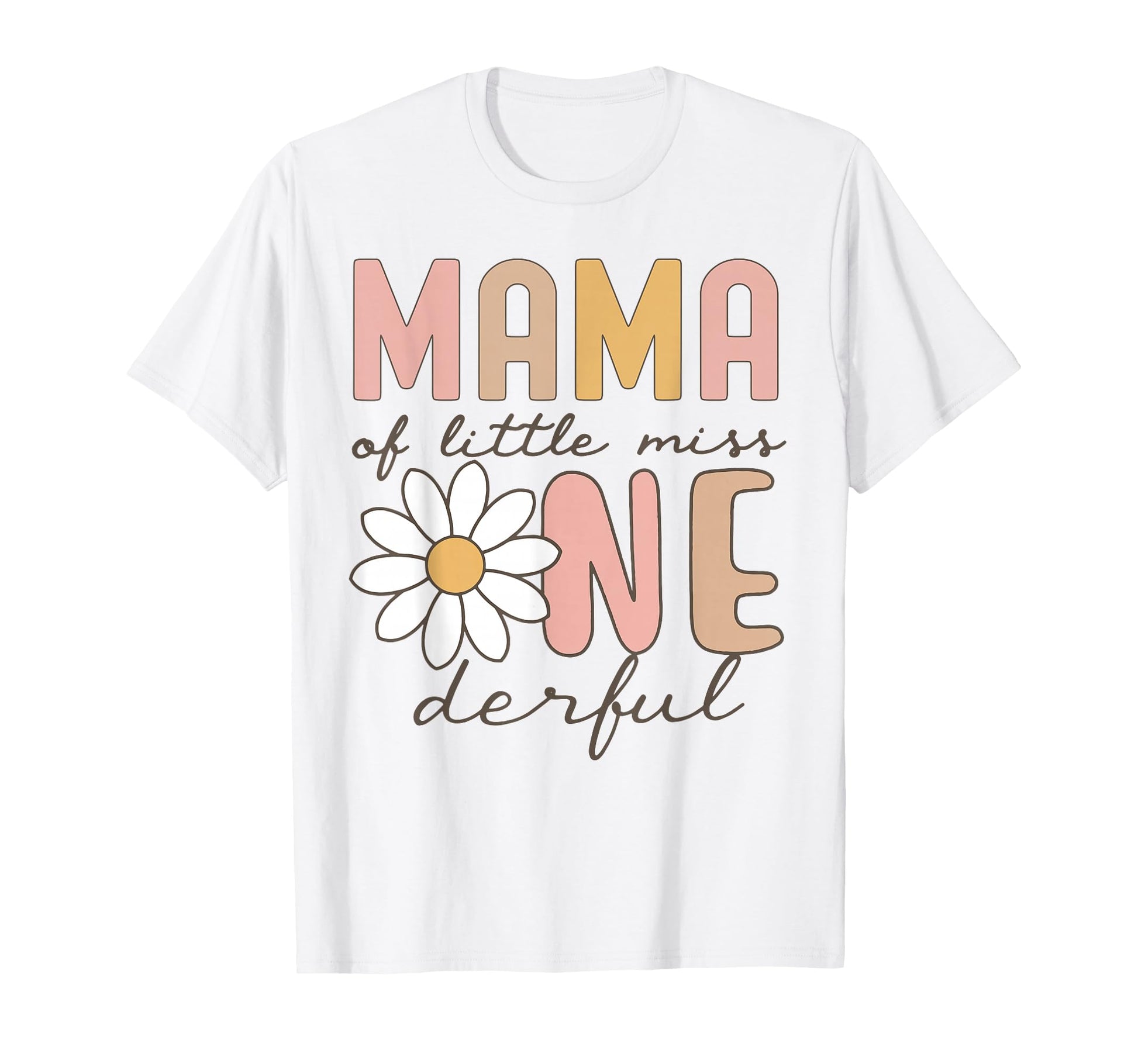 Mama Little Miss Onederful First T-Shirt - Aesthetic Graphic Men Women - T-Shirt, Sweatshirt, Hoodie