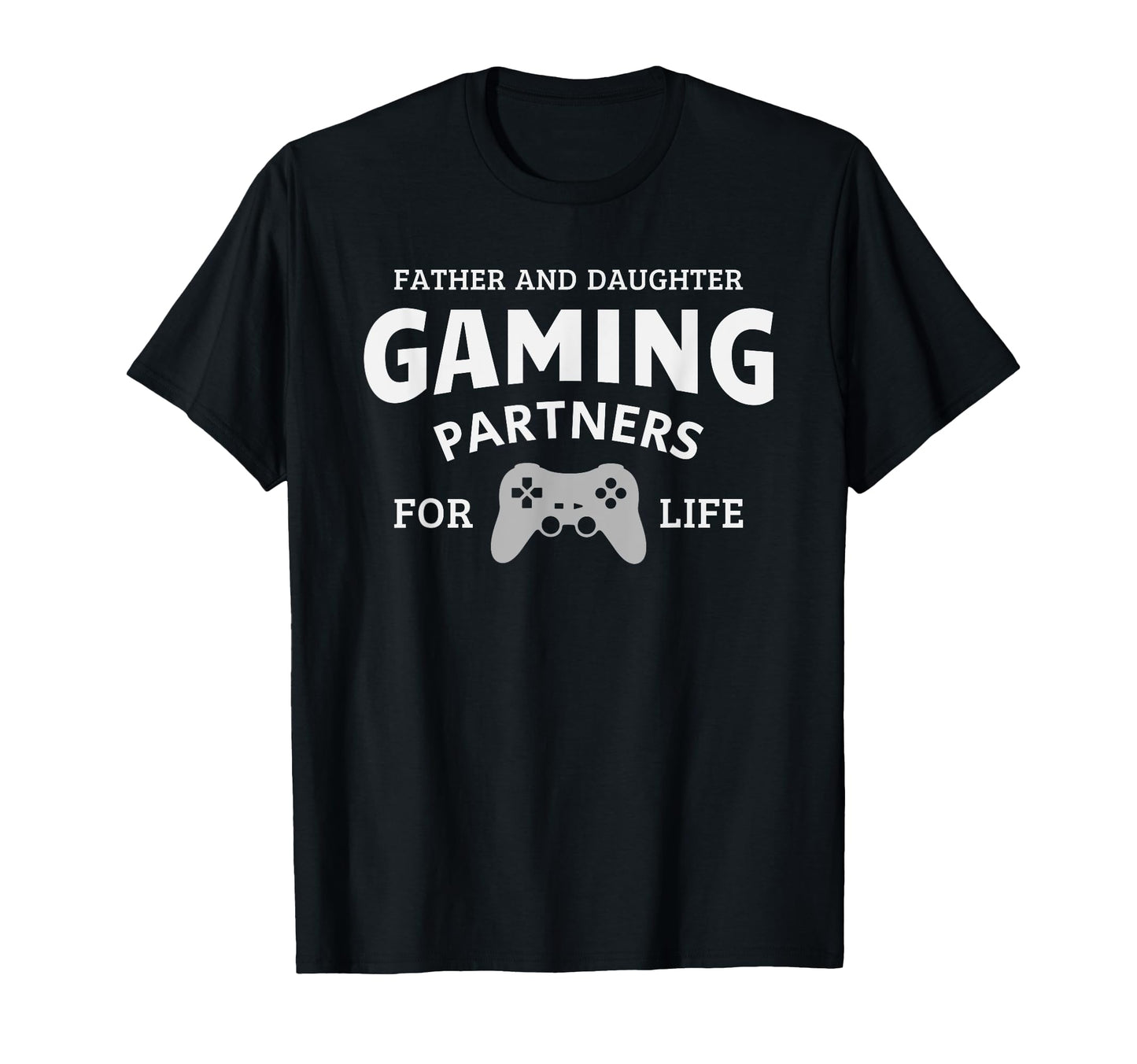 Father And Daughter Gaming Partners T-Shirt - Novelty Apparel for Adults - T-Shirt, Sweatshirt, Hoodie