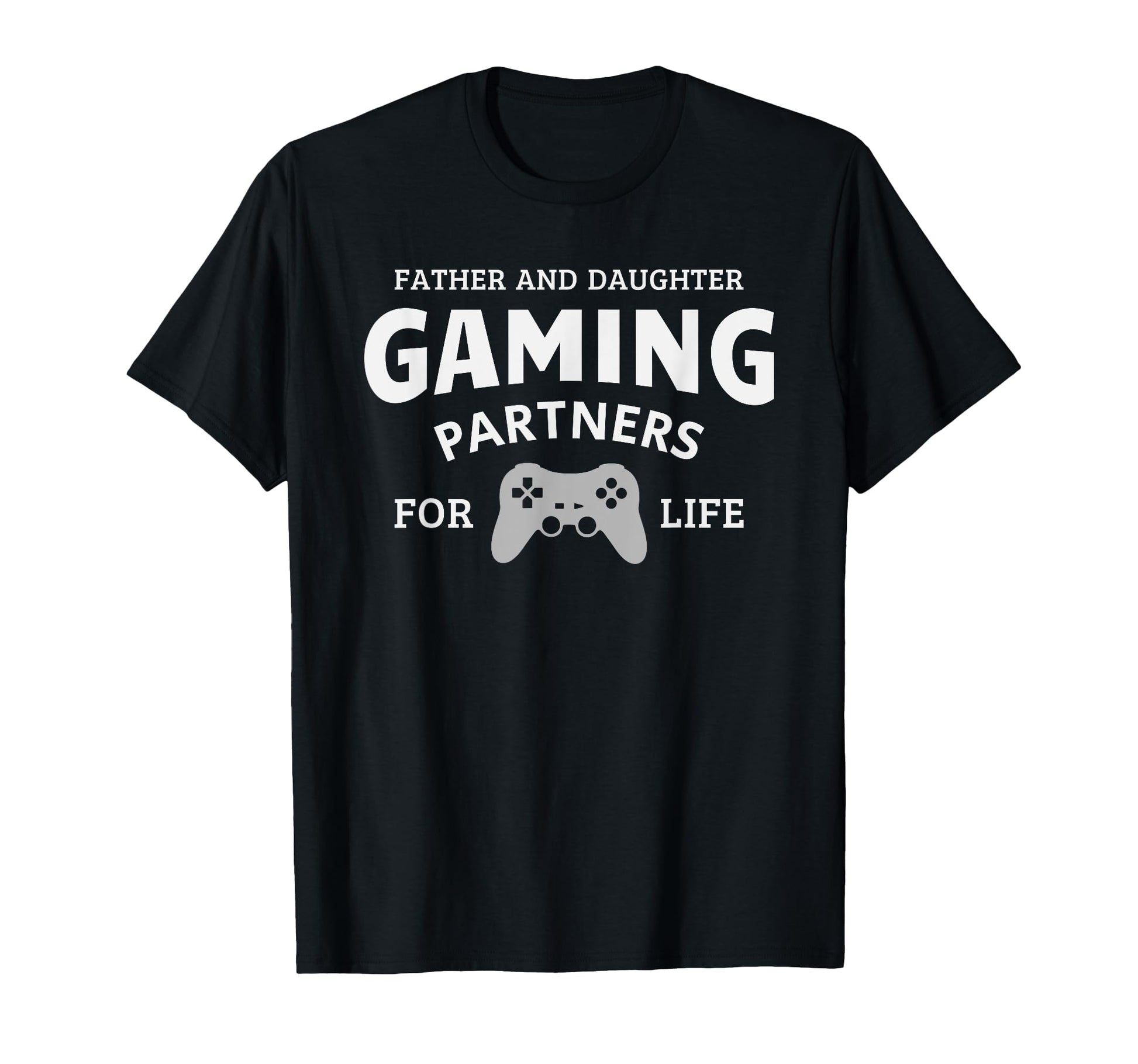 Father And Daughter Gaming Partners T-Shirt - Novelty Apparel for Adults - T-Shirt, Sweatshirt, Hoodie