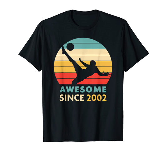 21St Birthday Gift Soccer Awesome Since T-Shirt - Minimalist Print Unisex - T-Shirt, Sweatshirt, Hoodie