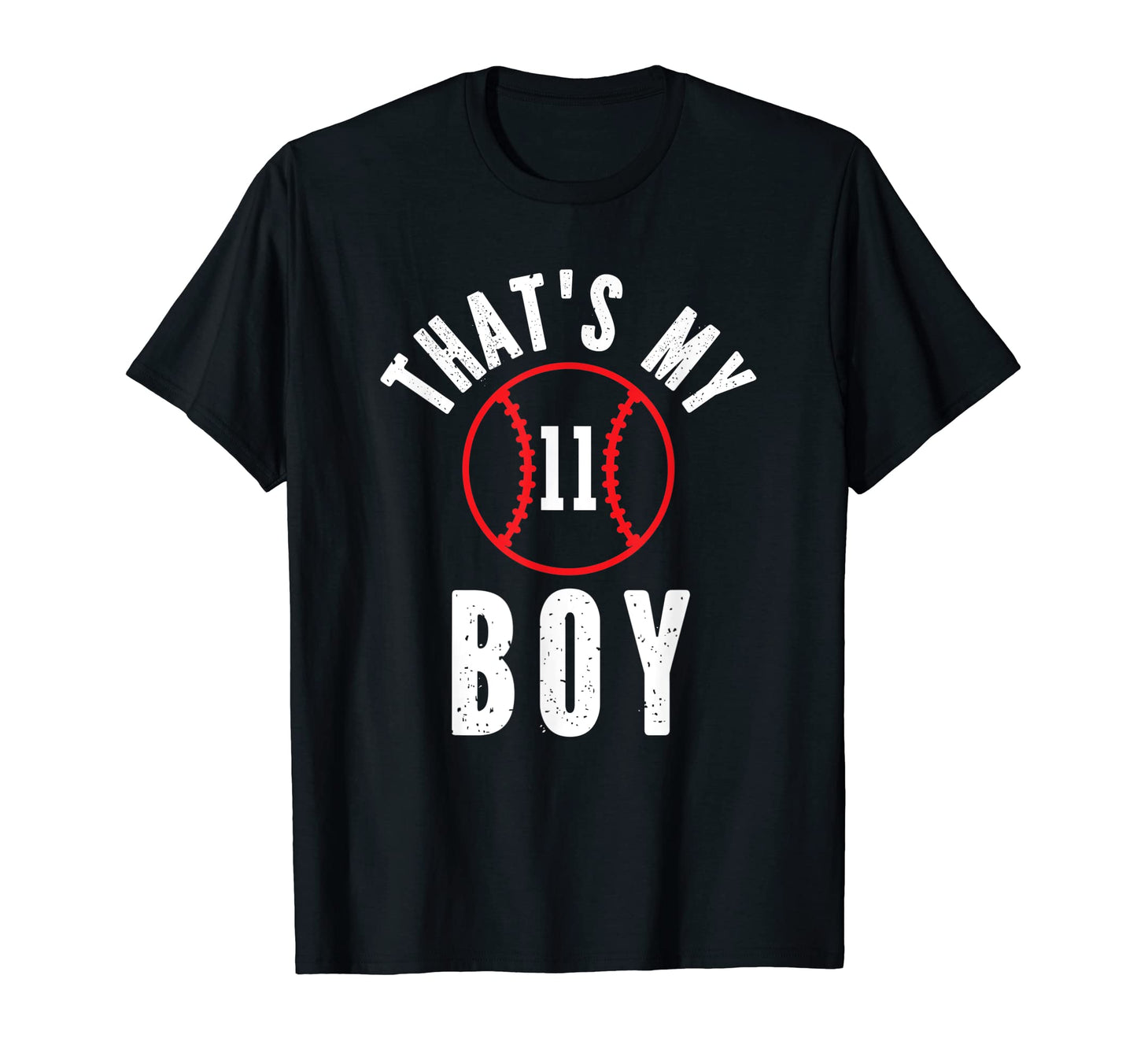 Thats My Jersey Number 11 Baseball Mom Dad T-Shirt - Graphic Print Unisex - T-Shirt, Sweatshirt, Hoodie