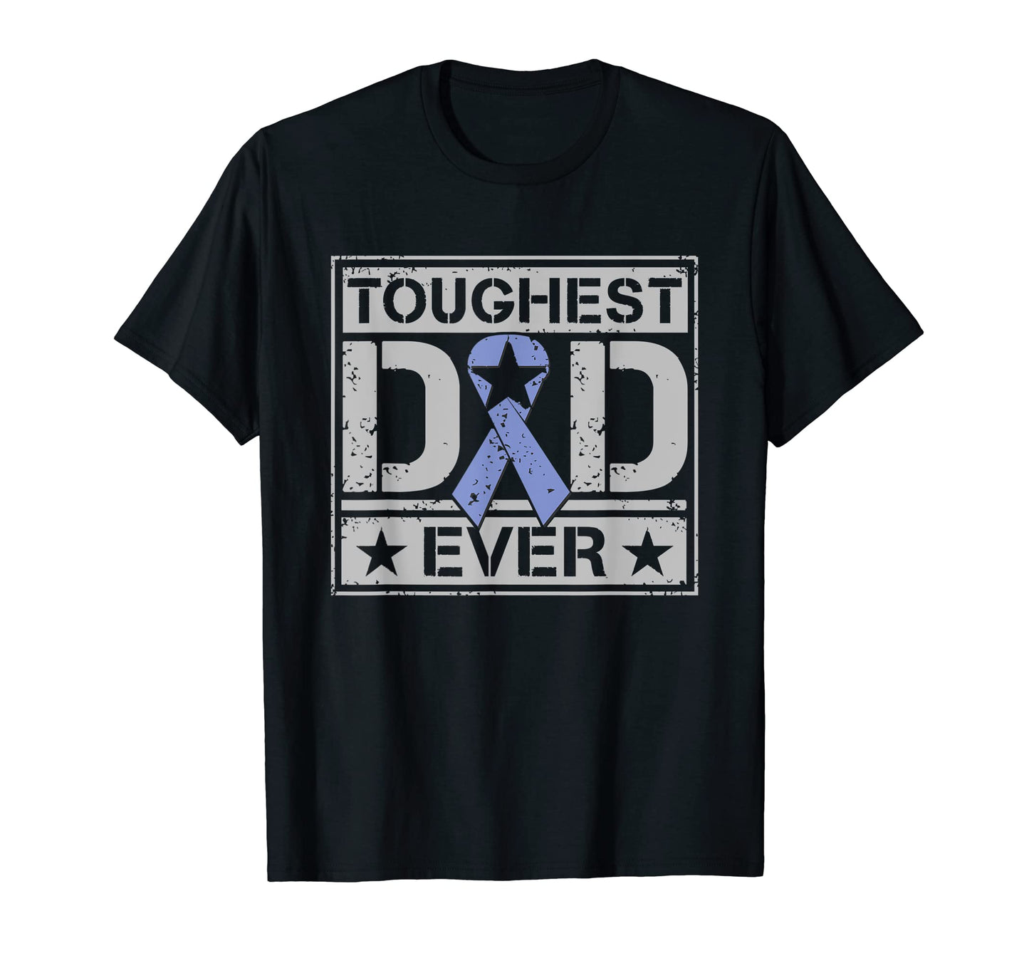 Mens Toughest Dad Ever Military Stomach T-Shirt - Minimalist Print Unisex - T-Shirt, Sweatshirt, Hoodie