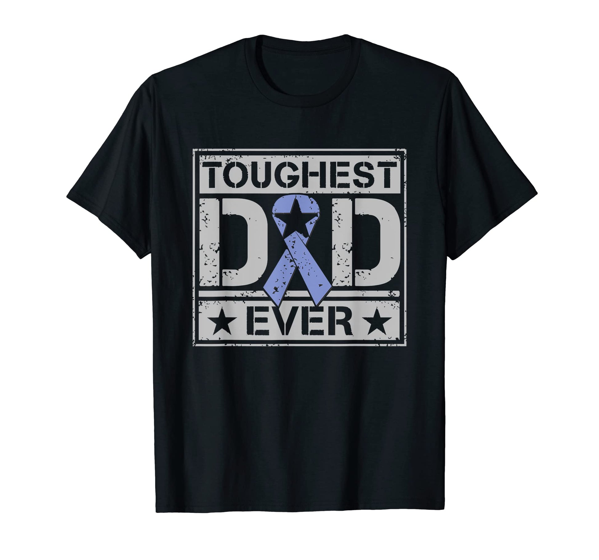 Mens Toughest Dad Ever Military Stomach T-Shirt - Minimalist Print Unisex - T-Shirt, Sweatshirt, Hoodie