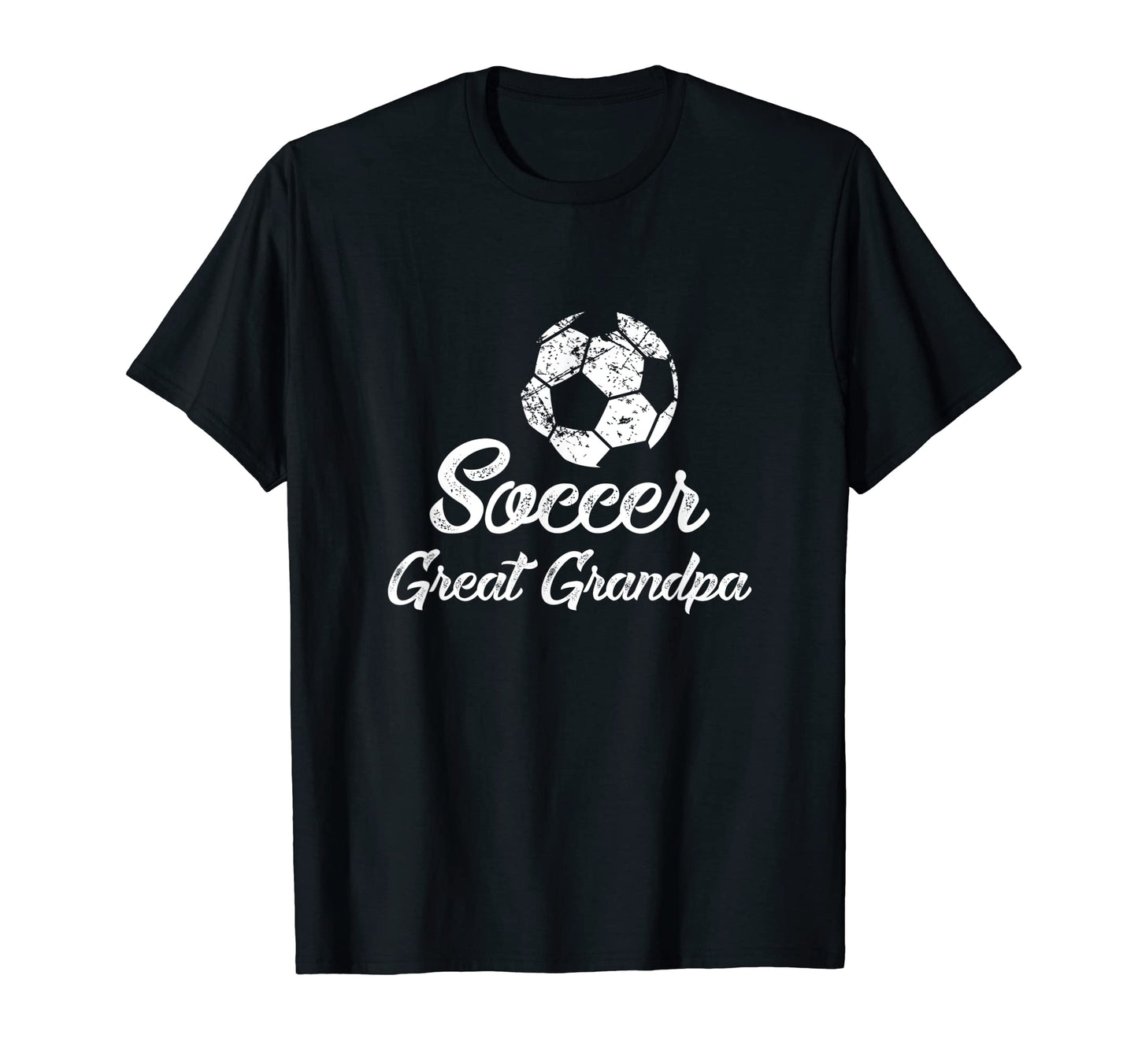 Mens Soccer Great Grandpa Funny T-Shirt - Minimalist Print for Adults - T-Shirt, Sweatshirt, Hoodie