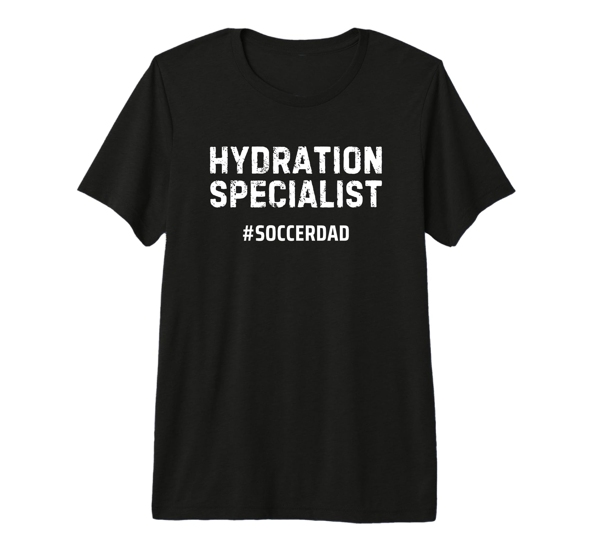 Mens Hydration Specialist Soccer Dad Tri T-Shirt - Minimalist Print Unisex - T-Shirt, Sweatshirt, Hoodie