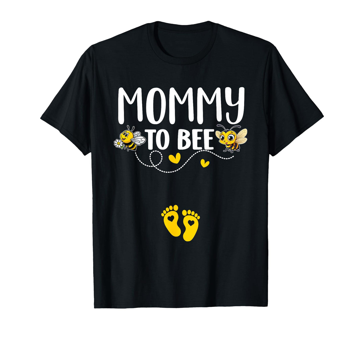 Mommy To Bee Gender Reveal Pregnancy T-Shirt - Minimalist Print for Adults - T-Shirt, Sweatshirt, Hoodie