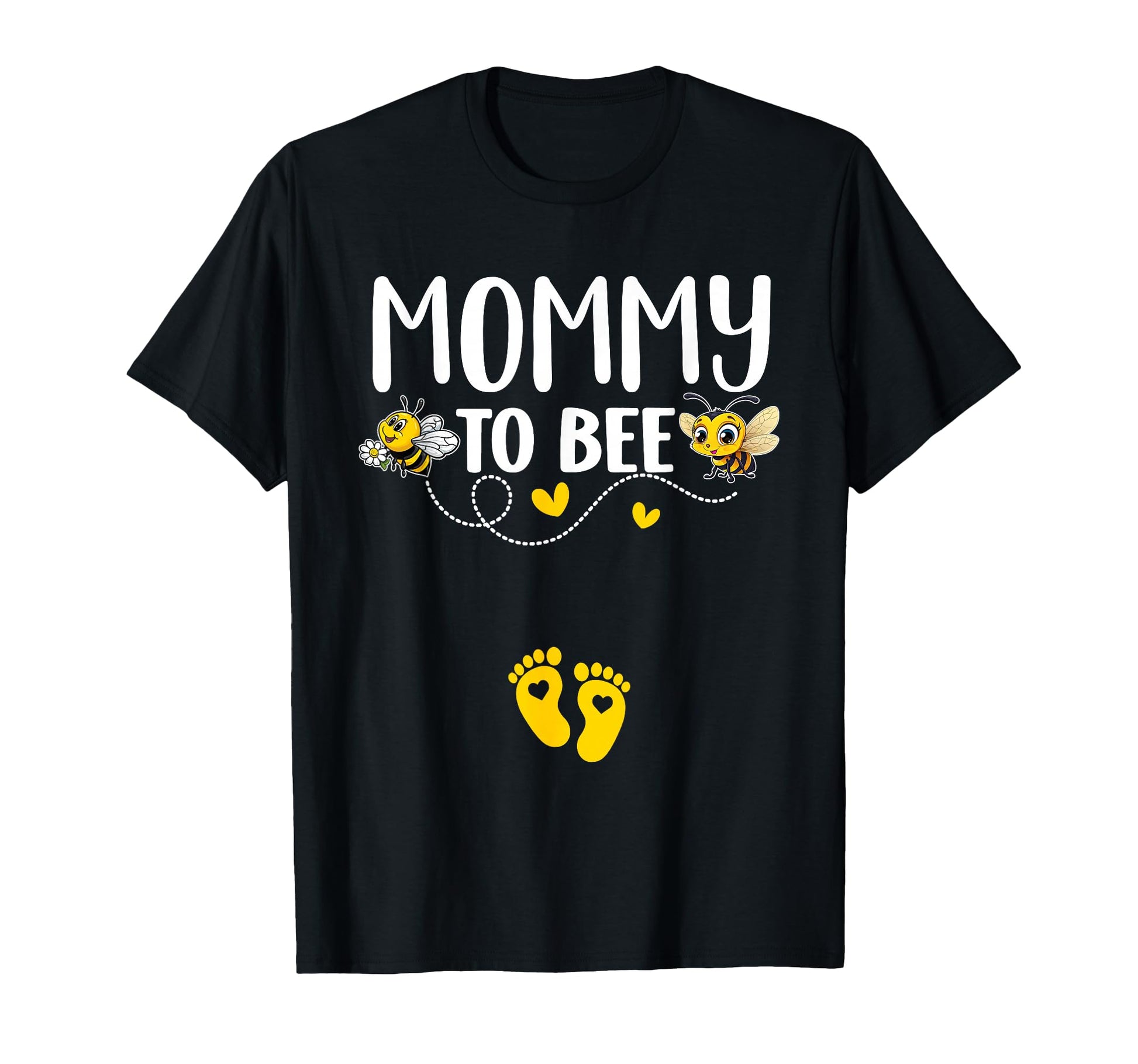 Mommy To Bee Gender Reveal Pregnancy T-Shirt - Minimalist Print for Adults - T-Shirt, Sweatshirt, Hoodie