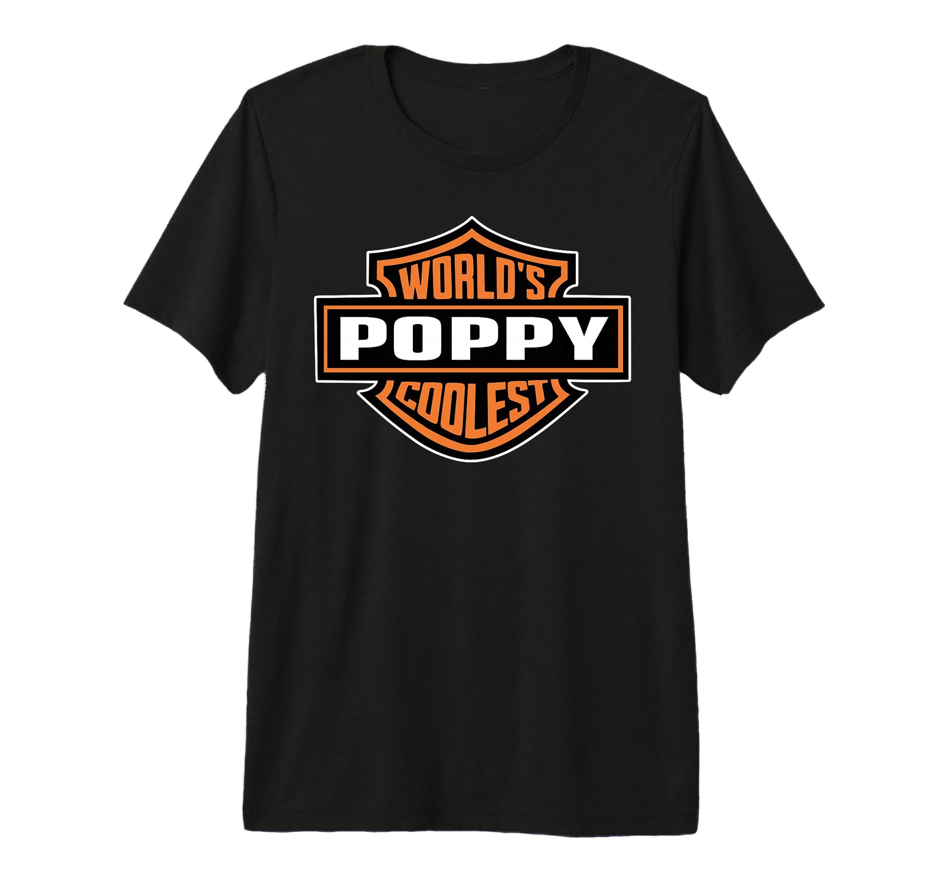 Mens Worlds Coolest Poppy Best Dad T-Shirt - Streetwear Style for Adults - T-Shirt, Sweatshirt, Hoodie