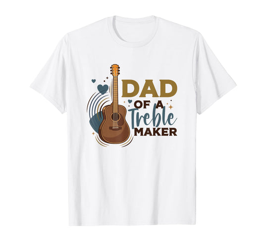 Acoustic Guitar Dad Musician Parent T-Shirt - Casual Everyday Wear Unisex - T-Shirt, Sweatshirt, Hoodie
