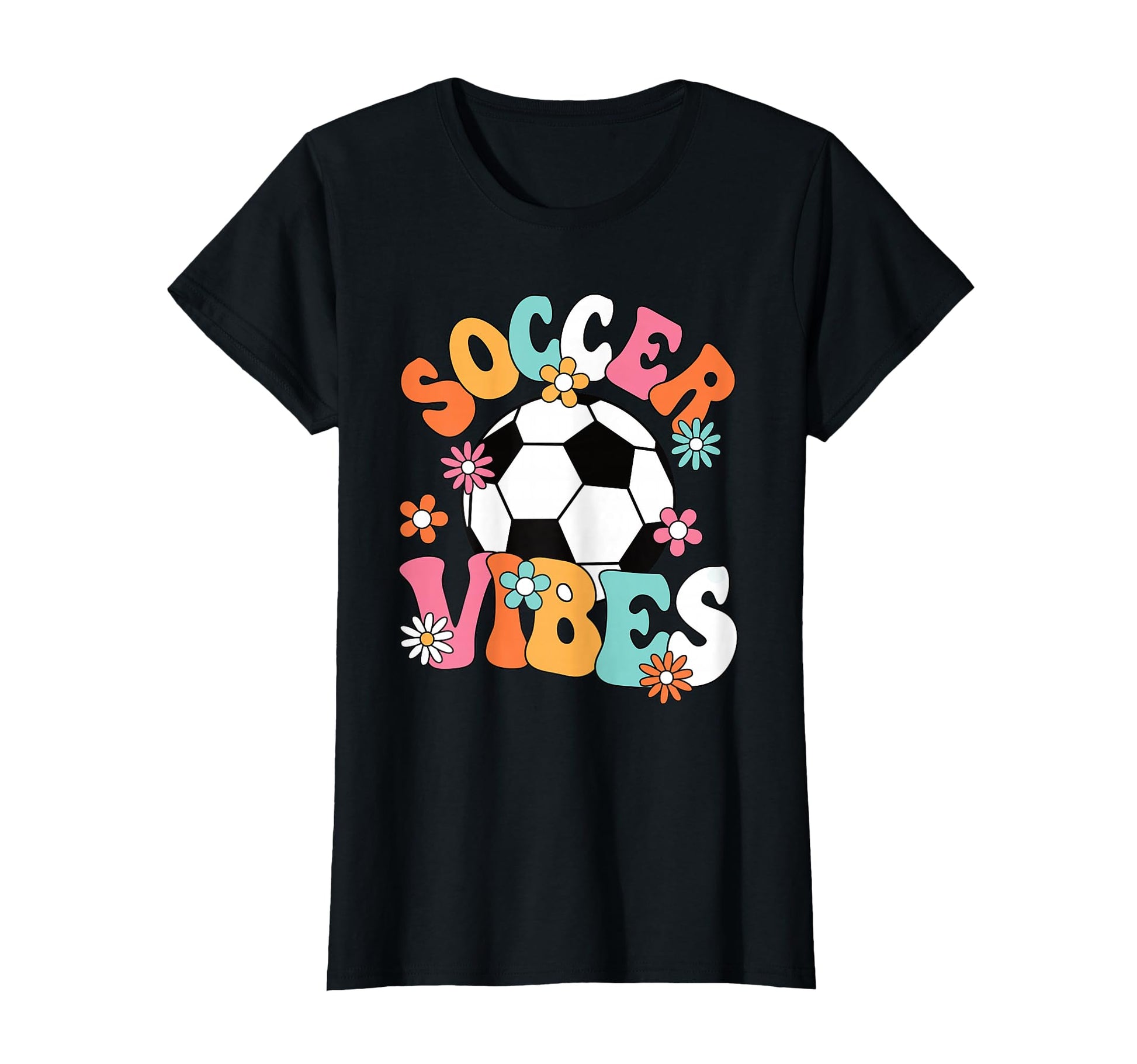Soccer Vibes Soccer Player Groovy T-Shirt - Minimalist Print Men Women - T-Shirt, Sweatshirt, Hoodie