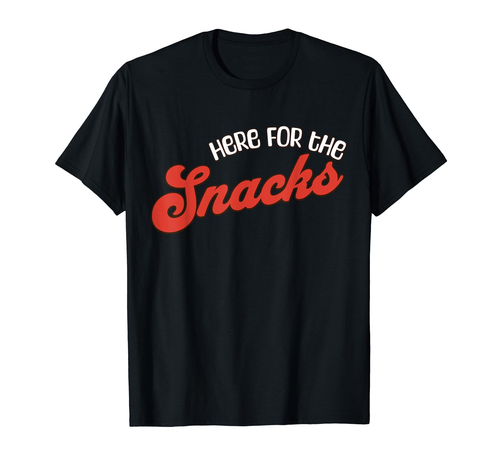 Here Snacks American Football T-Shirt - Fun Novelty Design for Adults - T-Shirt, Sweatshirt, Hoodie