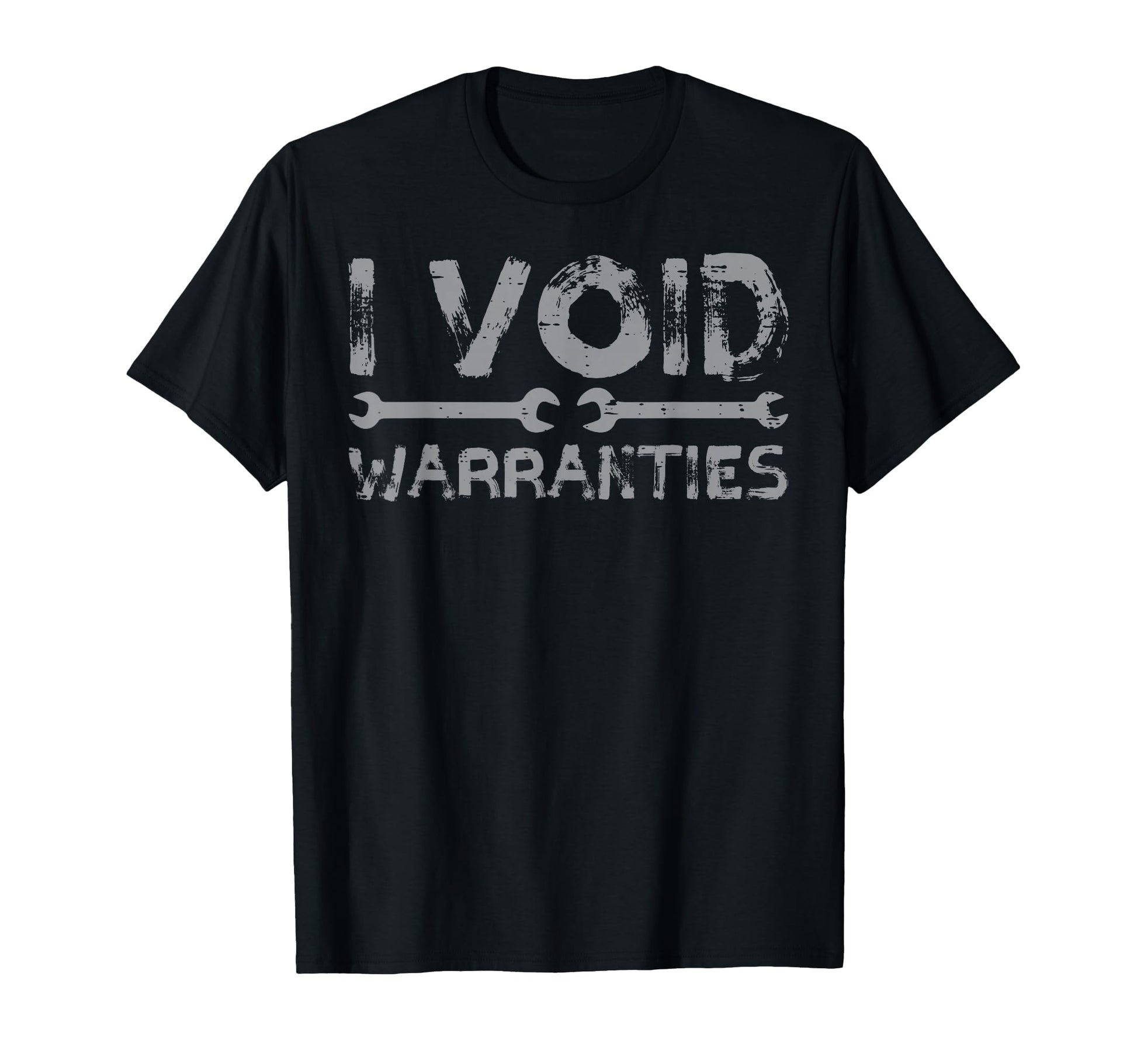 Mechanic I Void Warranties Funny Car T-Shirt - Minimalist Print for Adults - T-Shirt, Sweatshirt, Hoodie