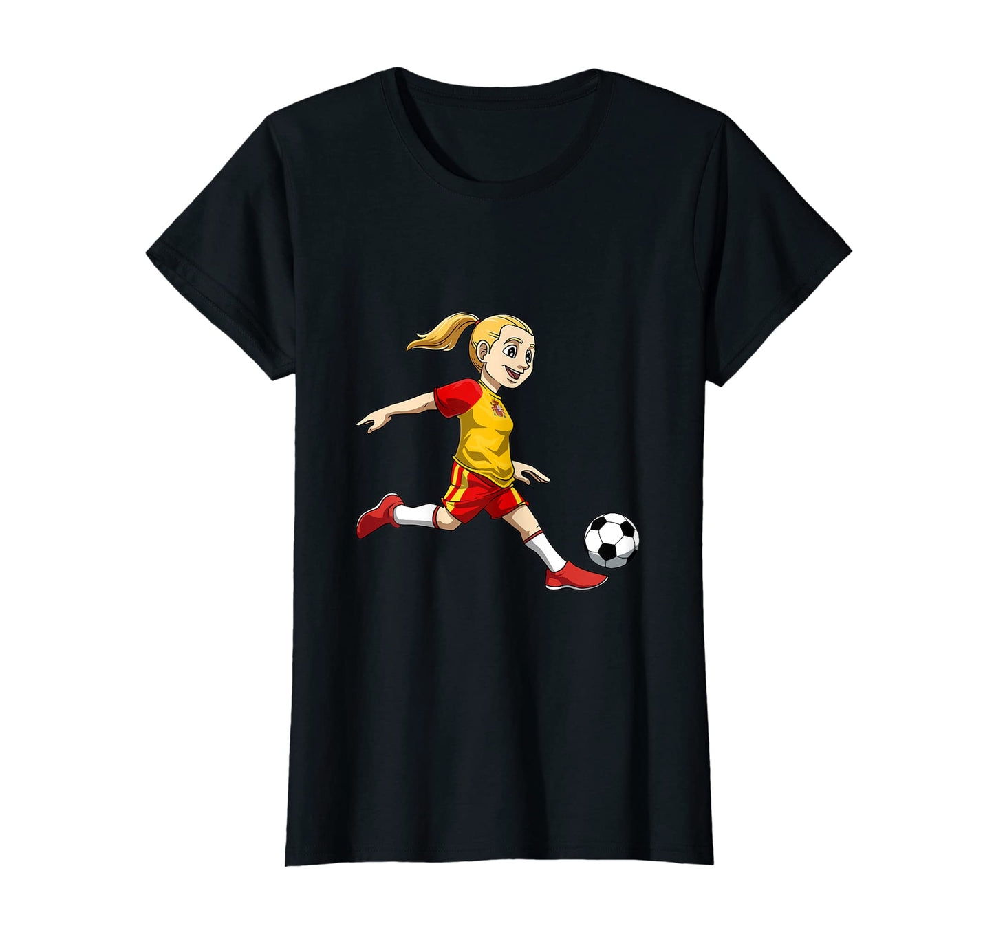 Soccer Spain Womens Soccer T-Shirt - Casual Everyday Wear for Adults - T-Shirt, Sweatshirt, Hoodie