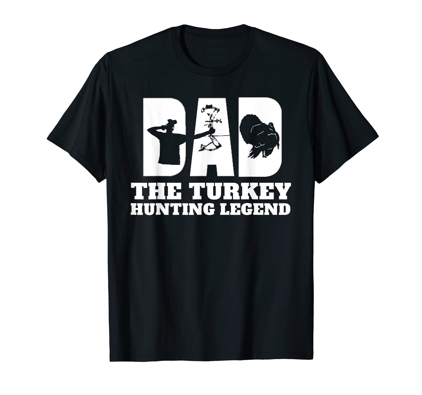 Mens Fathers Day Dad Turkey Archery T-Shirt - Aesthetic Graphic Men Women - T-Shirt, Sweatshirt, Hoodie