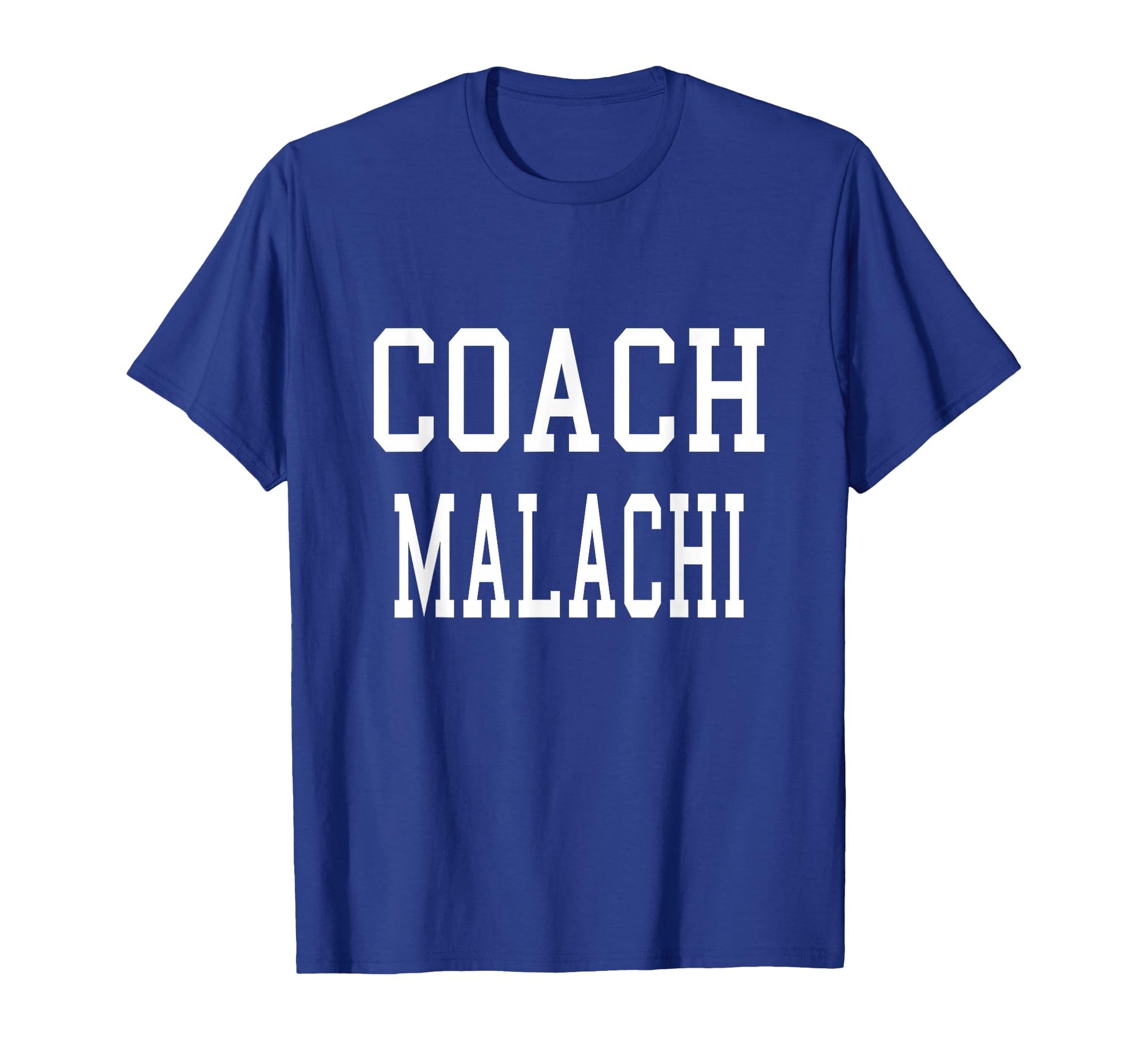 Coach Malachi Custom Football Soccer T-Shirt - Unique Graphic for Adults - T-Shirt, Sweatshirt, Hoodie
