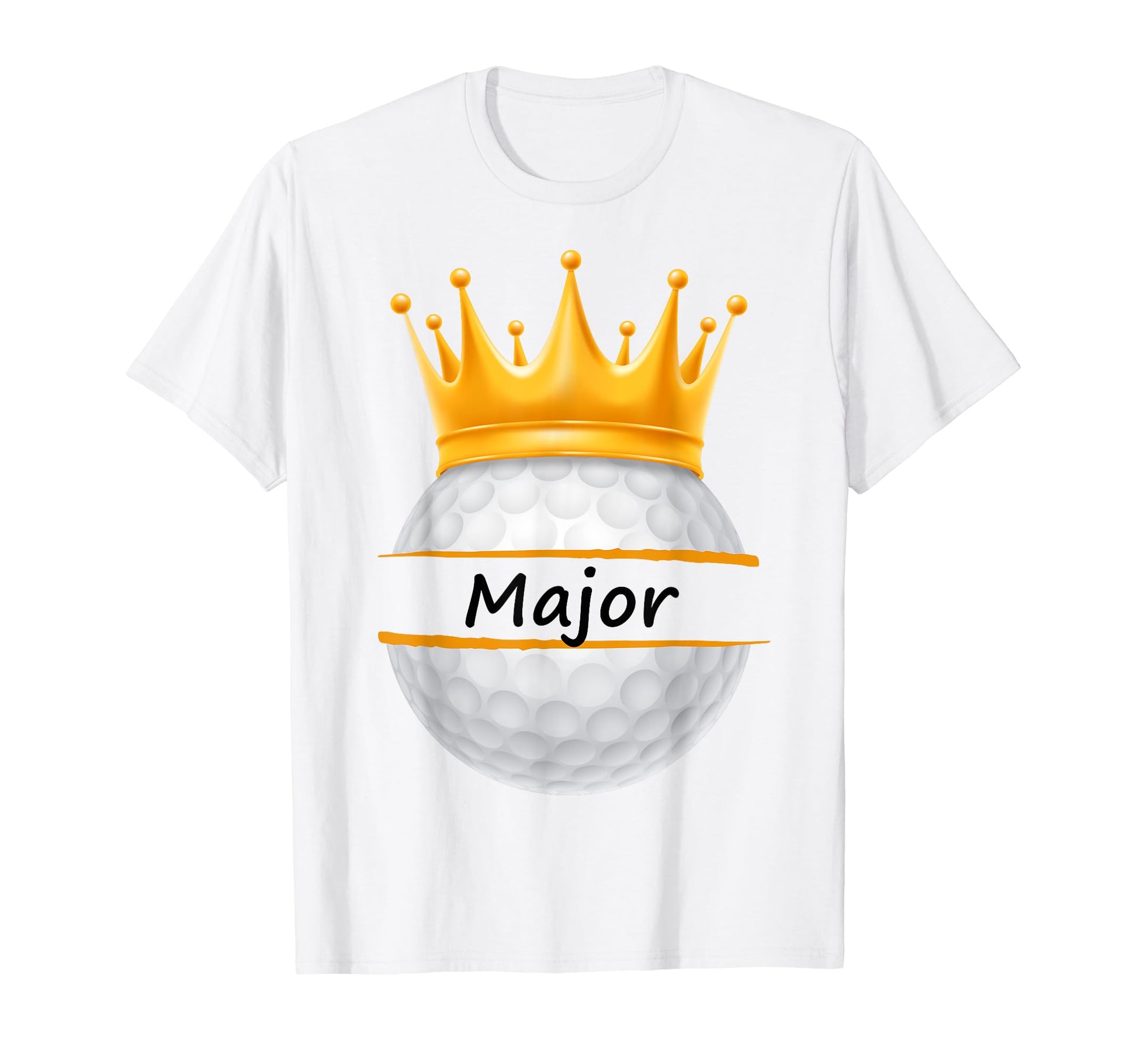 Novelty Golf Personalized Name Major T-Shirt - Trendy Graphic for Adults - T-Shirt, Sweatshirt, Hoodie