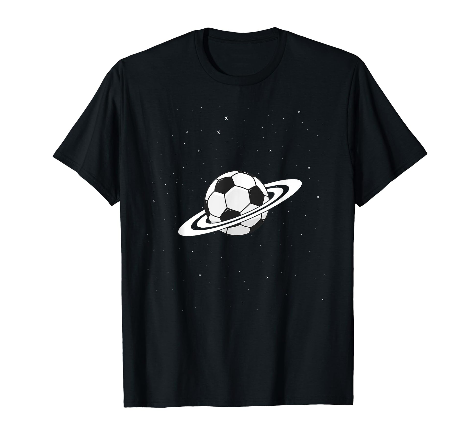 Football Lovers Soccer Player Space T-Shirt - Aesthetic Graphic for Adults - T-Shirt, Sweatshirt, Hoodie