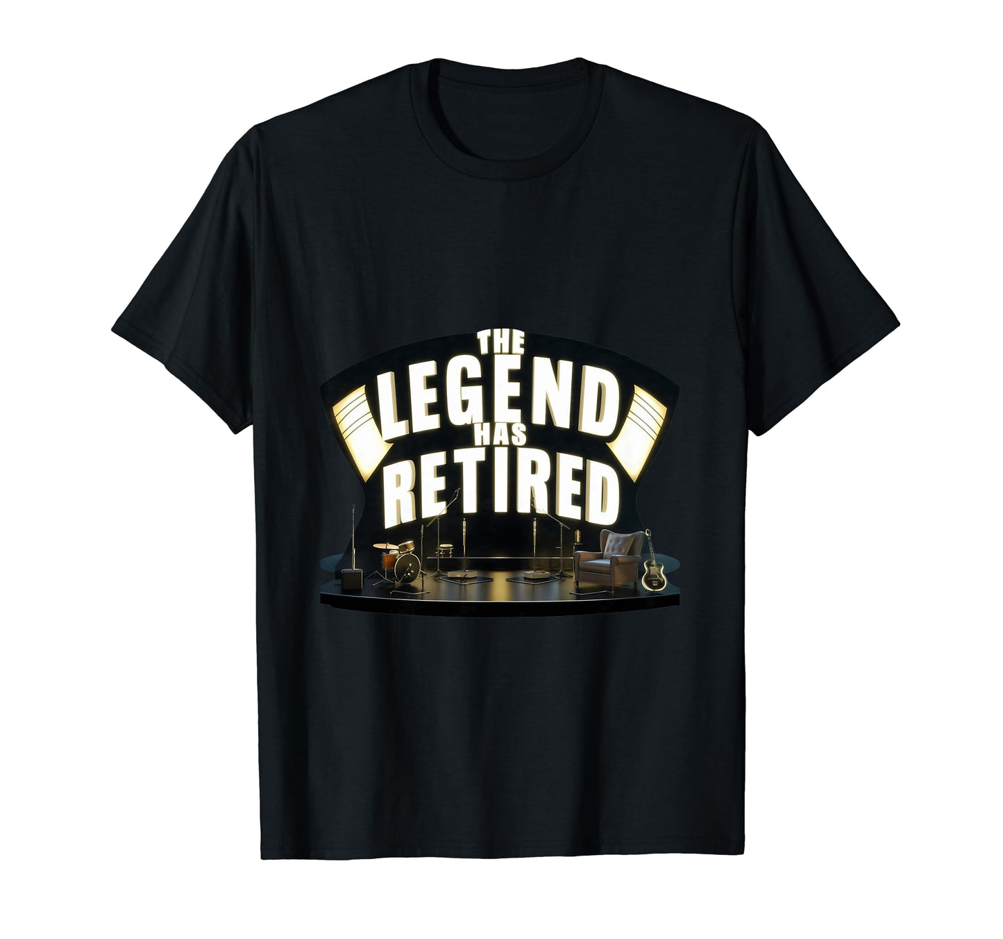 Funny Musician Retirement Dads T-Shirt - Novelty Apparel for Adults - T-Shirt, Sweatshirt, Hoodie