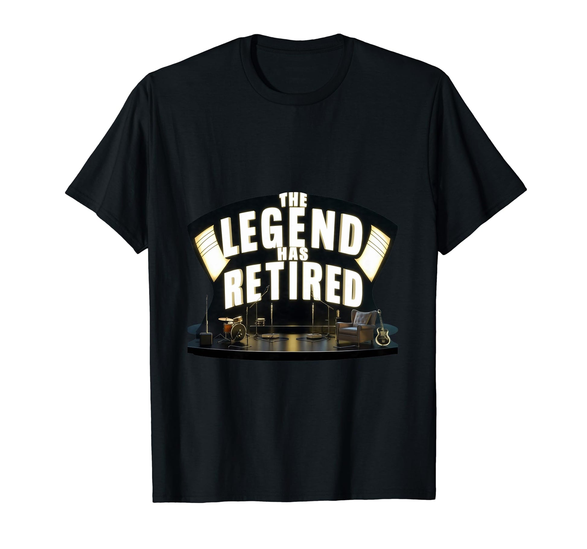 Funny Musician Retirement Dads T-Shirt - Novelty Apparel for Adults - T-Shirt, Sweatshirt, Hoodie
