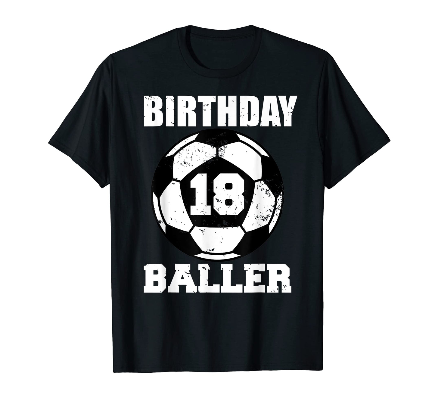 18Th Birthday Baller Funny 18 Year Old T-Shirt - Graphic Print for Adults - T-Shirt, Sweatshirt, Hoodie