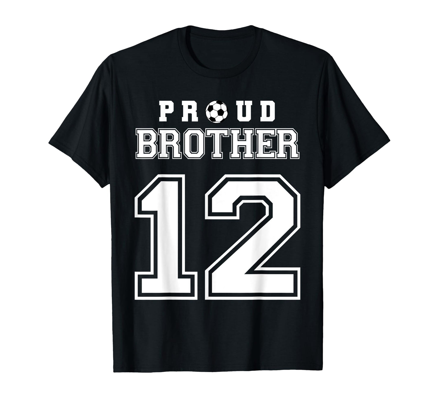Number 12 Custom Proud Soccer Futbol T-Shirt - Trendy Graphic Unisex - T-Shirt, Sweatshirt, Hoodie