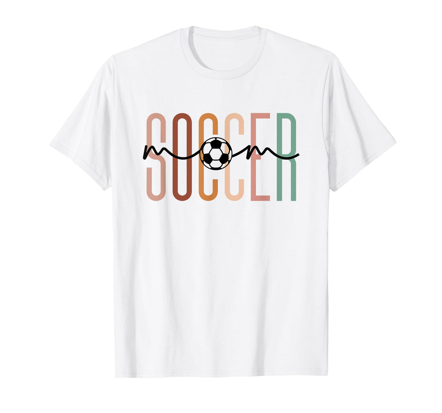 Soccer Mom Soccer Mama Mom Life Soccer T-Shirt - Custom Art Print Unisex - T-Shirt, Sweatshirt, Hoodie