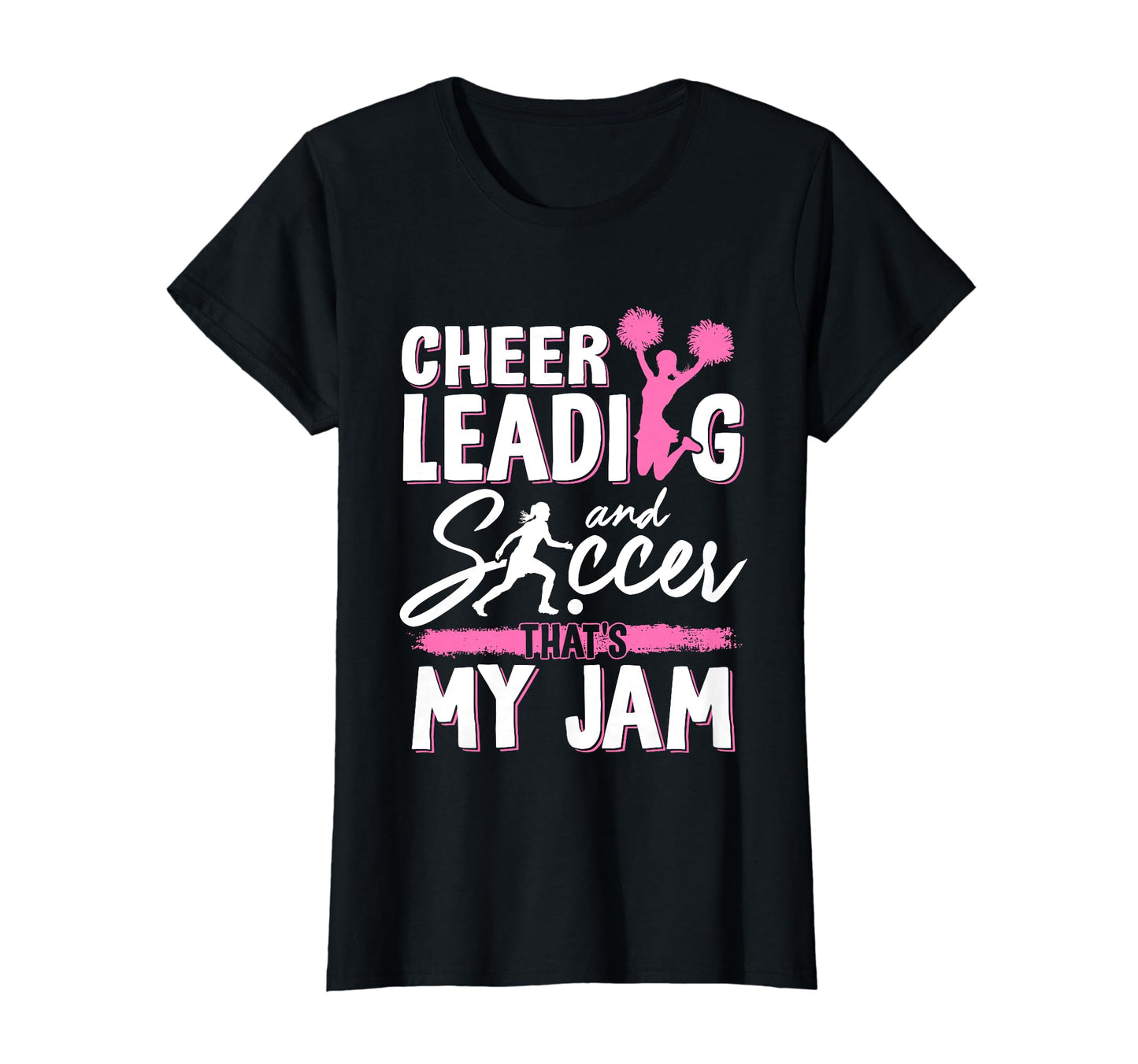 Funny Soccer Cheer Lover Cheerleader T-Shirt - Trendy Graphic for Adults - T-Shirt, Sweatshirt, Hoodie