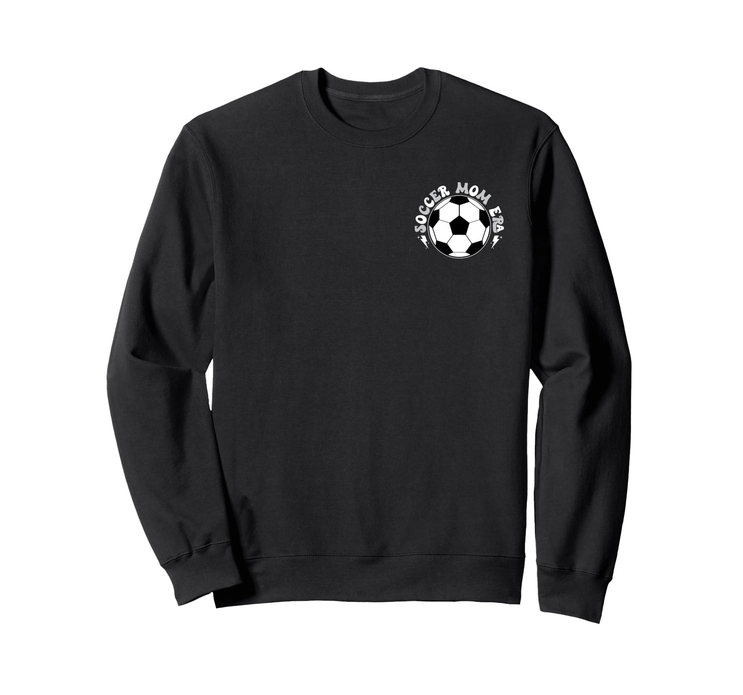 My Soccer Mom Era Groovy 2 Sides Sweatshirt - Graphic Print Men Women - T-Shirt, Sweatshirt, Hoodie