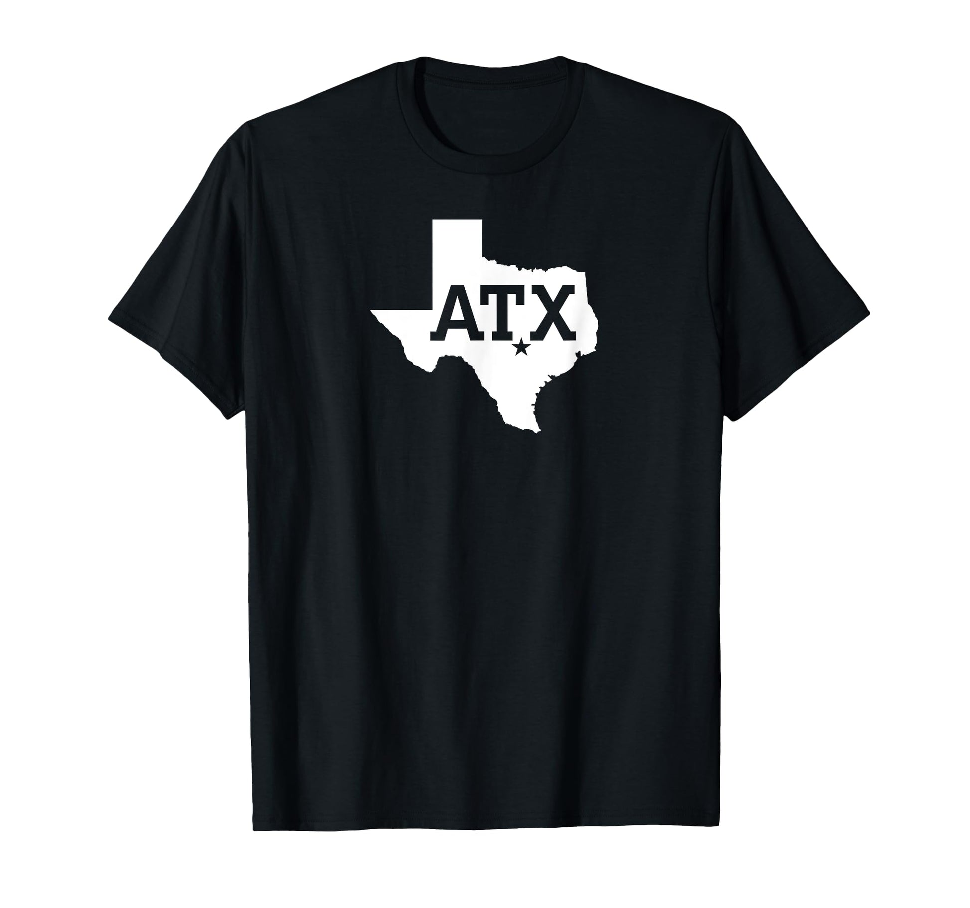 Atx Austin Tx Texas Silhouette T-Shirt - Custom Art Print for Adults - T-Shirt, Sweatshirt, Hoodie