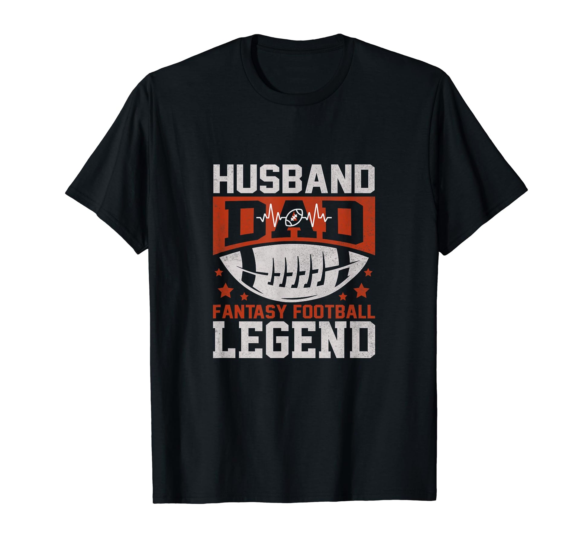 Mens Husband Dad Fantasy Football T-Shirt - Casual Everyday Wear Unisex - T-Shirt, Sweatshirt, Hoodie