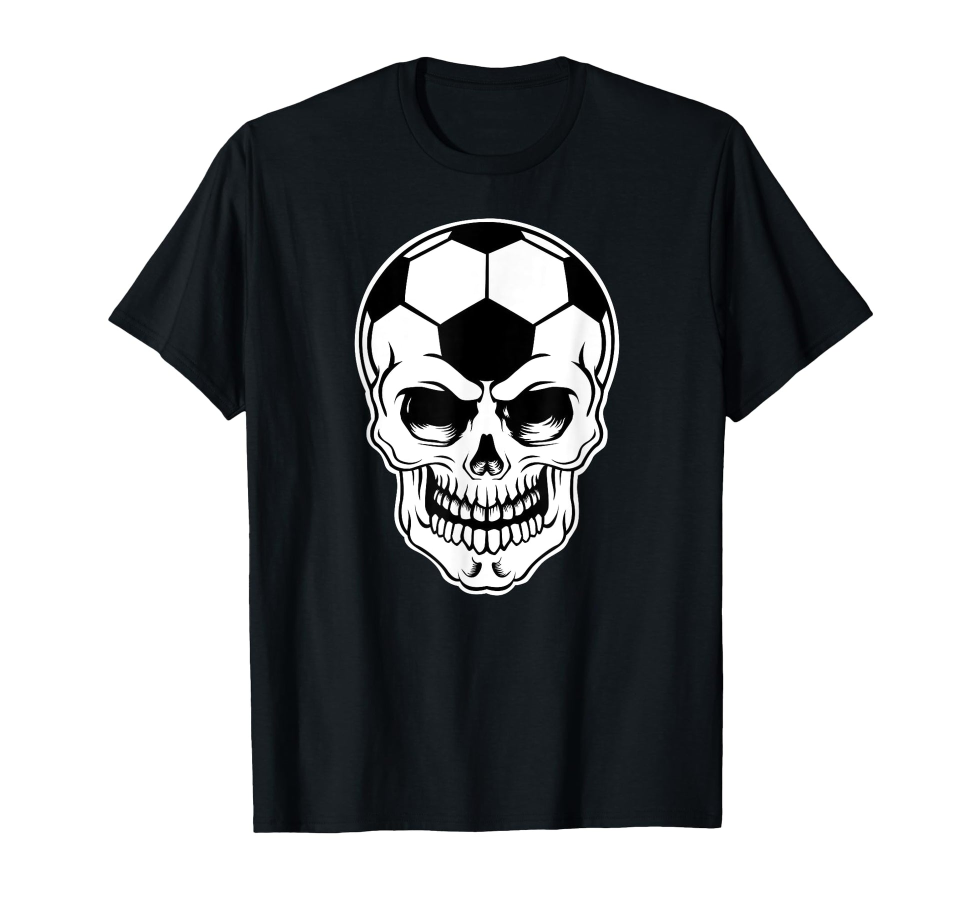 Soccer Skull Funny Soccer T-Shirt - Trendy Graphic Unisex - T-Shirt, Sweatshirt, Hoodie