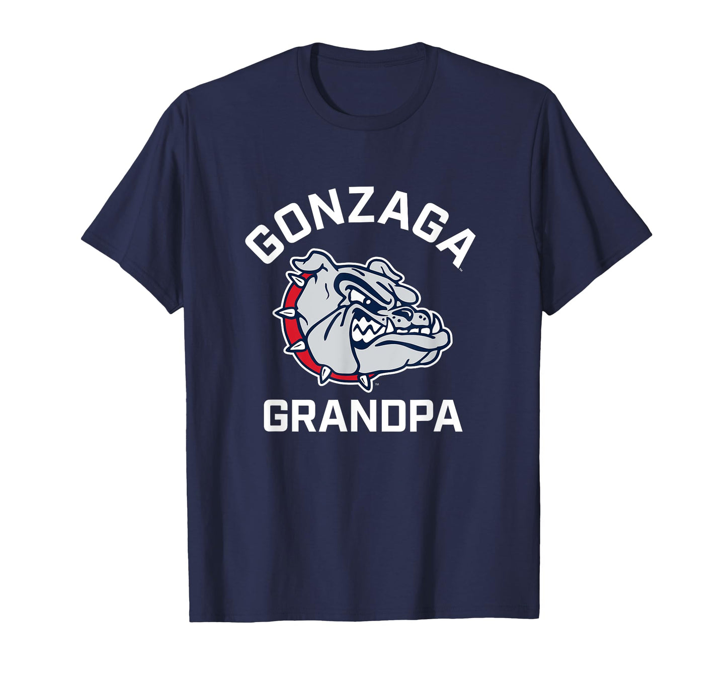 Gonzaga University Bulldogs Arched T-Shirt - Unique Graphic Men Women - T-Shirt, Sweatshirt, Hoodie