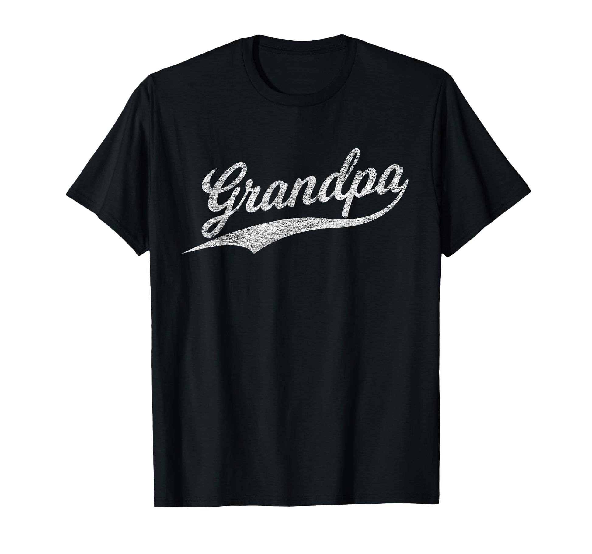 Grandpa Baseball Script Cursive T-Shirt - Aesthetic Graphic for Adults - T-Shirt, Sweatshirt, Hoodie