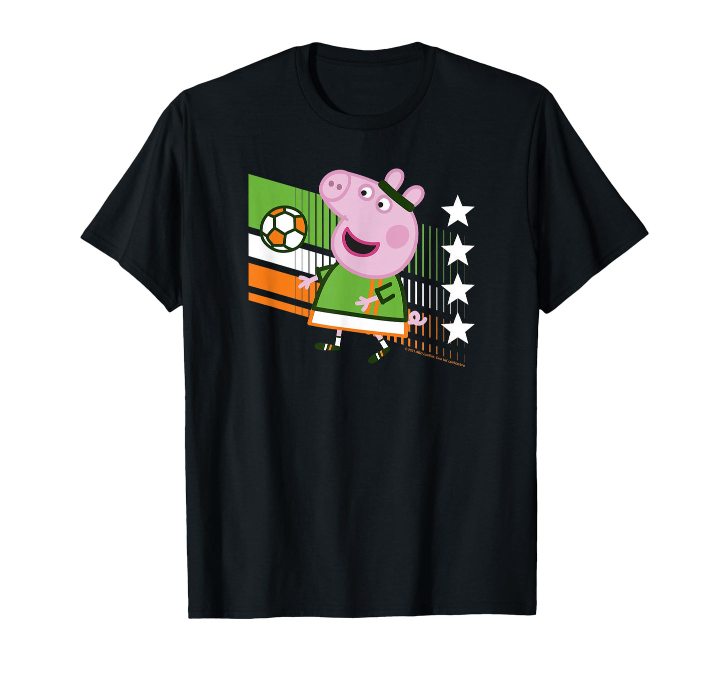 Peppa Pig Ireland Soccer Colors T-Shirt - Fun Novelty Design for Adults - T-Shirt, Sweatshirt, Hoodie