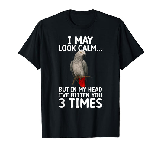 African Grey Parrot Owner Funny T-Shirt - Novelty Apparel Men Women - T-Shirt, Sweatshirt, Hoodie