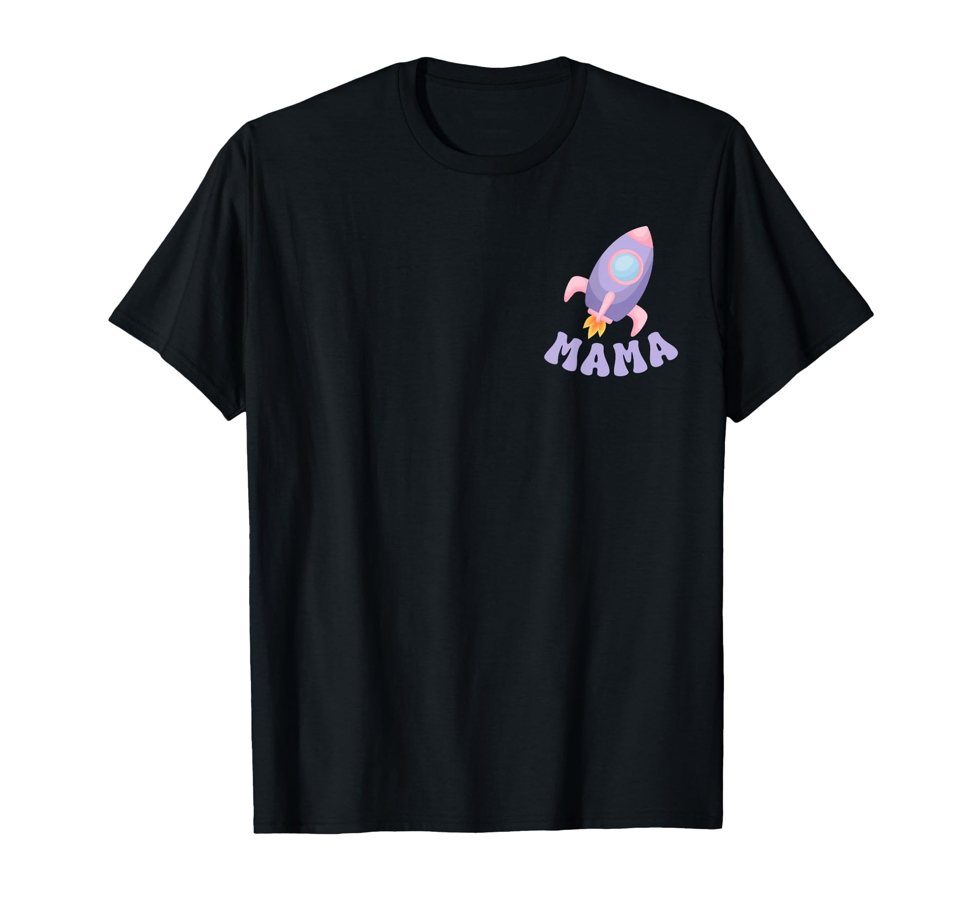 Two Moon Mama Birthday Astronaut T-Shirt - Minimalist Print Men Women - T-Shirt, Sweatshirt, Hoodie