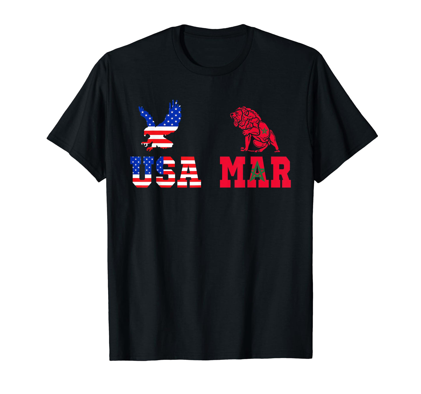 Moorish American Morocco Flag Moroccan T-Shirt - Unique Graphic Men Women - T-Shirt, Sweatshirt, Hoodie