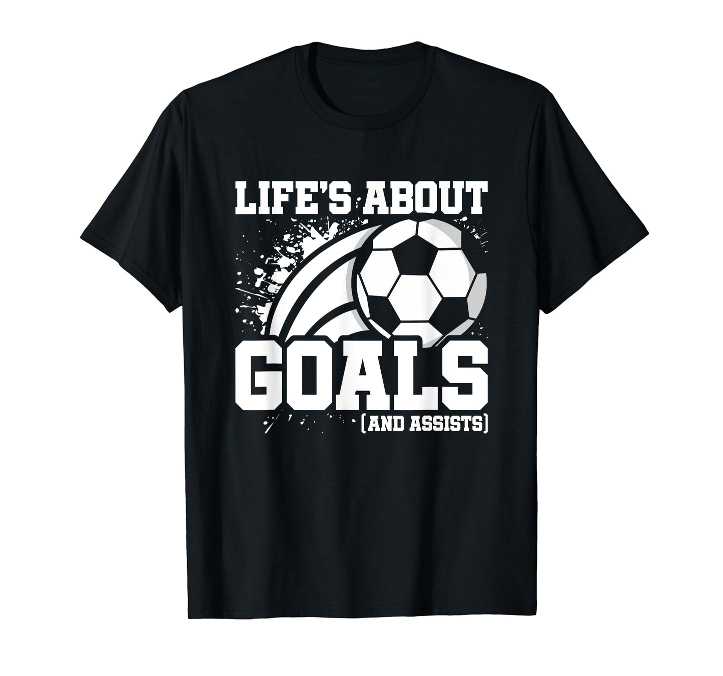 Soccer Soccer Player Lifes About T-Shirt - Casual Everyday Wear for Adults - T-Shirt, Sweatshirt, Hoodie