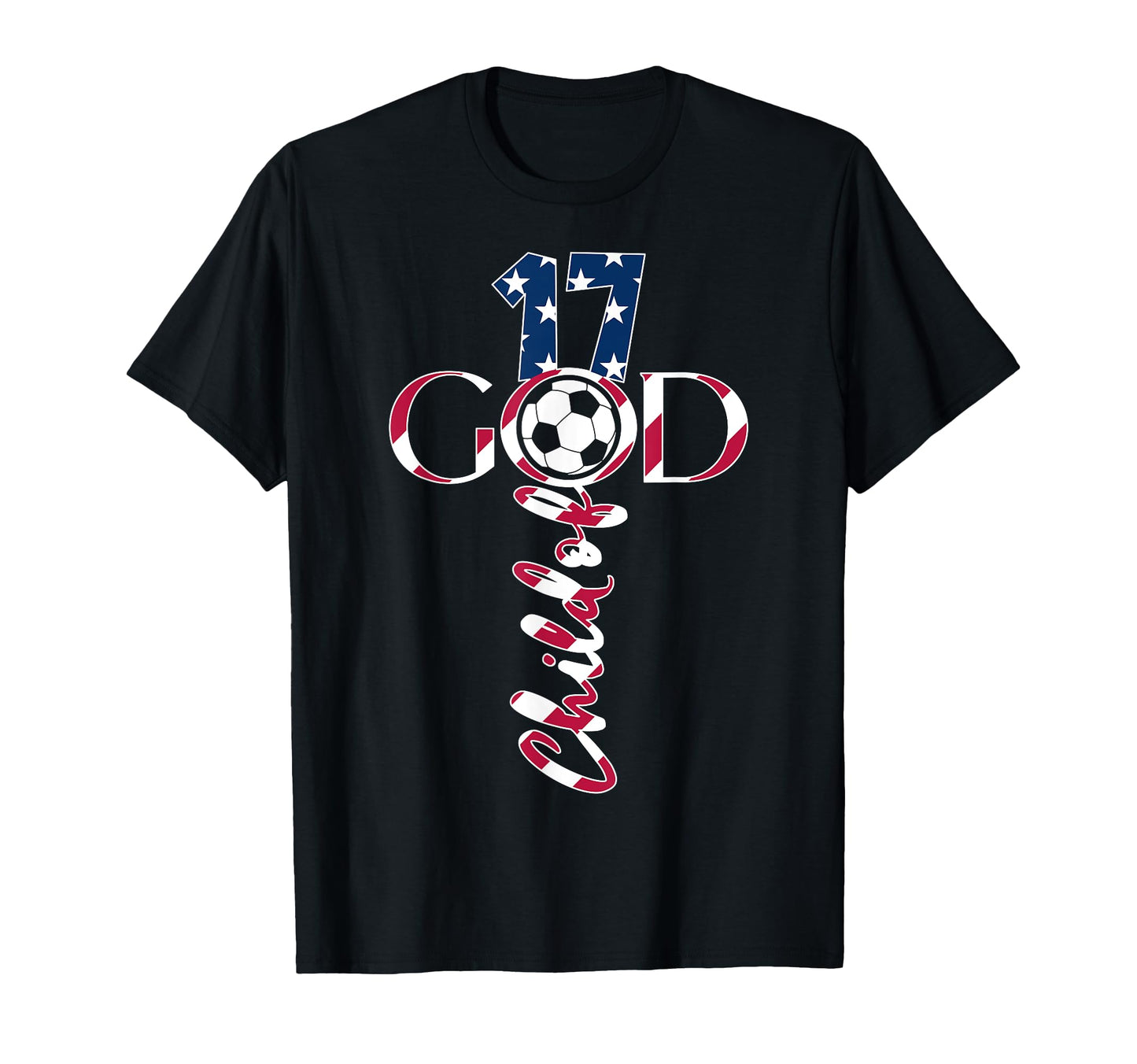 Jesus 17 Years Child God Soccer 17Th T-Shirt - Minimalist Print for Adults - T-Shirt, Sweatshirt, Hoodie