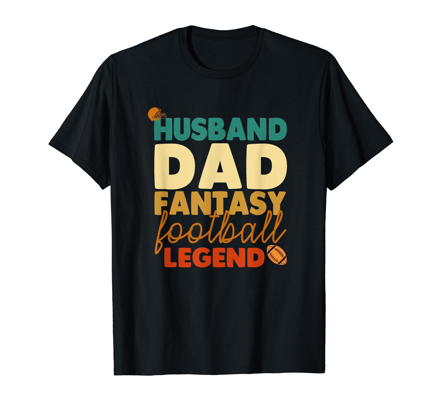 Mens Husband Dad Fantasy Football T-Shirt - Casual Everyday Wear Unisex - T-Shirt, Sweatshirt, Hoodie