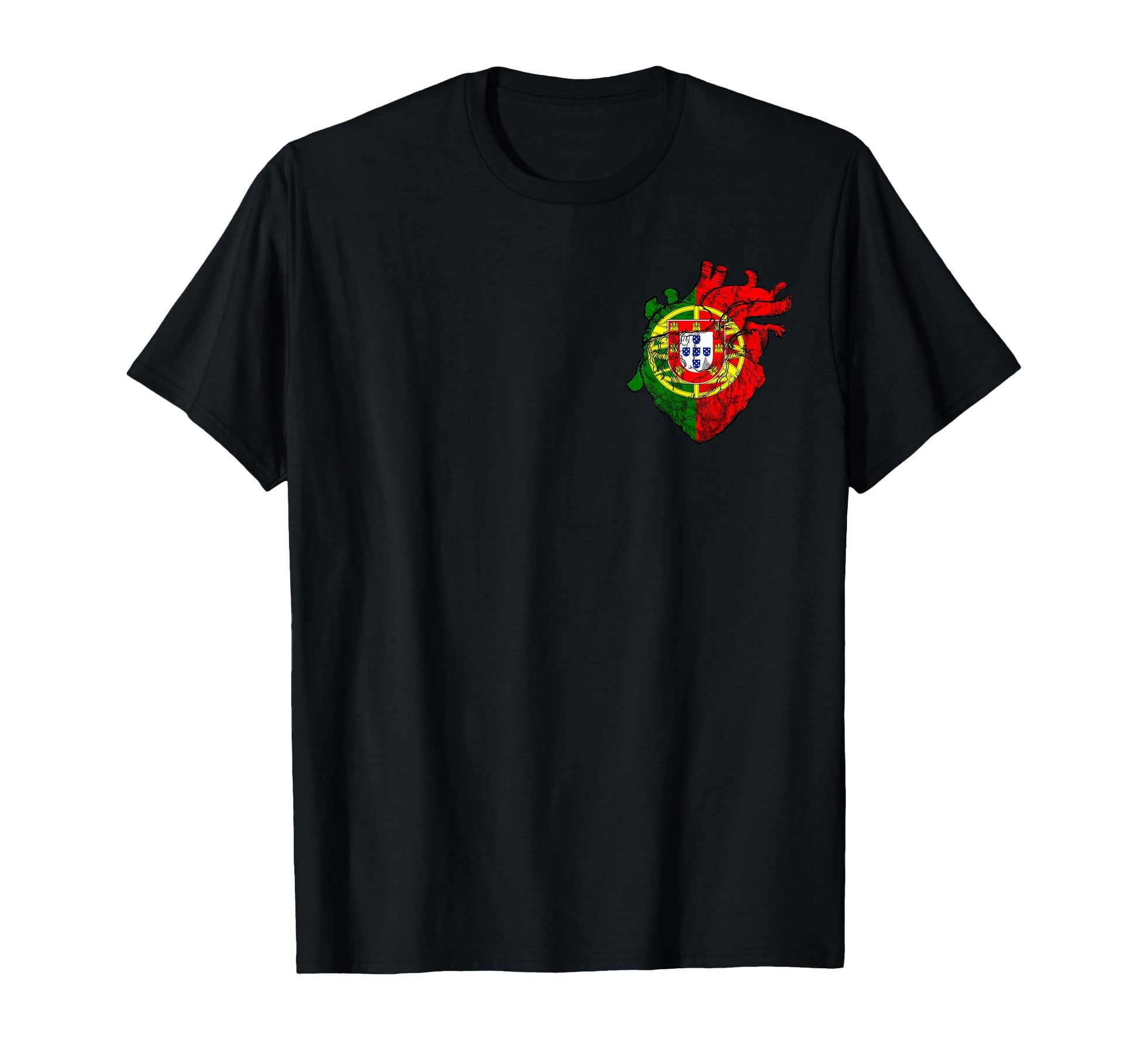 Portugal Heart Vein Love Portuguese T-Shirt - Custom Art Print for Adults - T-Shirt, Sweatshirt, Hoodie