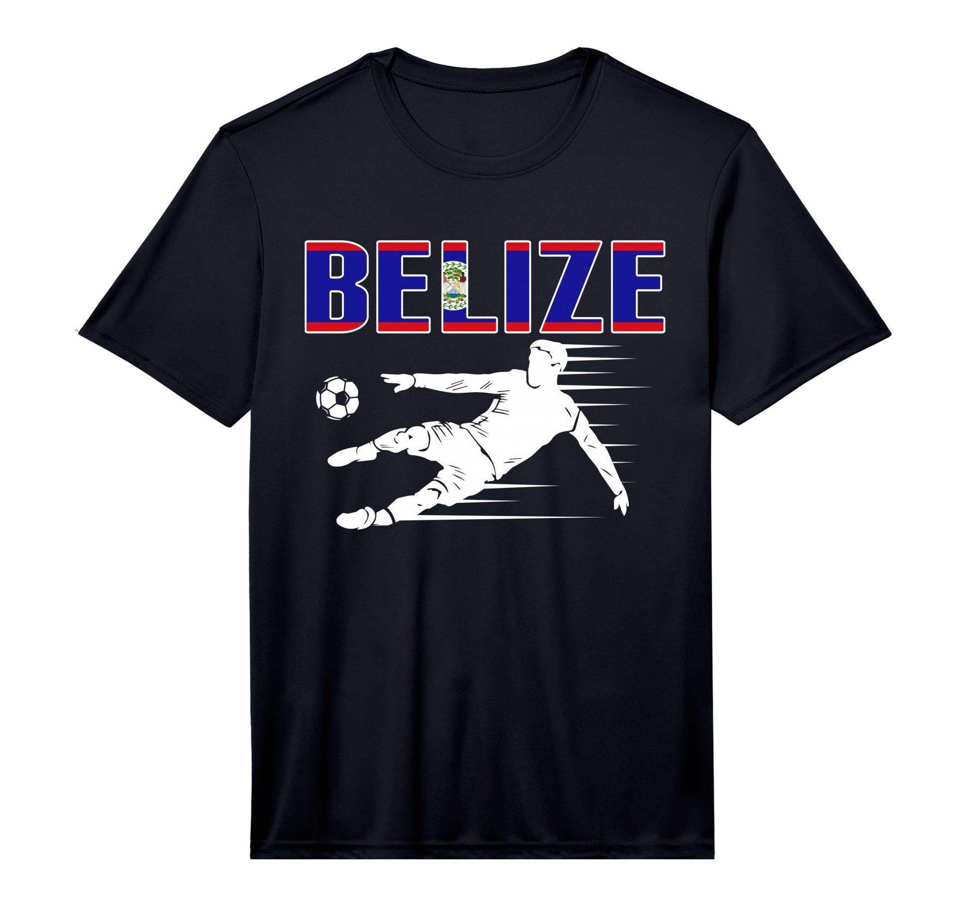 Belize Soccer Fans Jersey Proud T-Shirt - Casual Everyday Wear Men Women - T-Shirt, Sweatshirt, Hoodie