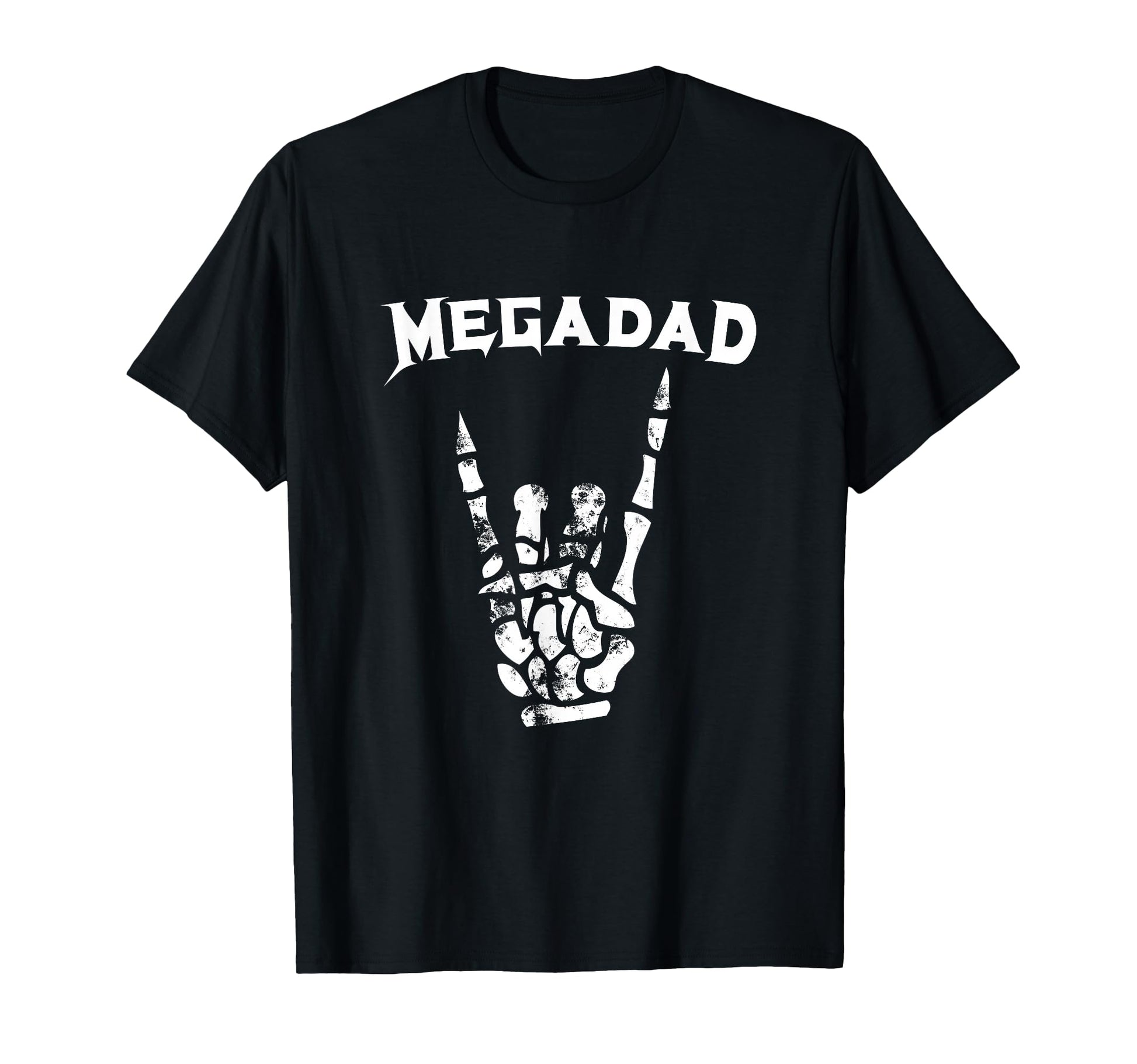Megadad Rock Heavy Metal Guitar Dad T-Shirt - Minimalist Print for Adults - T-Shirt, Sweatshirt, Hoodie