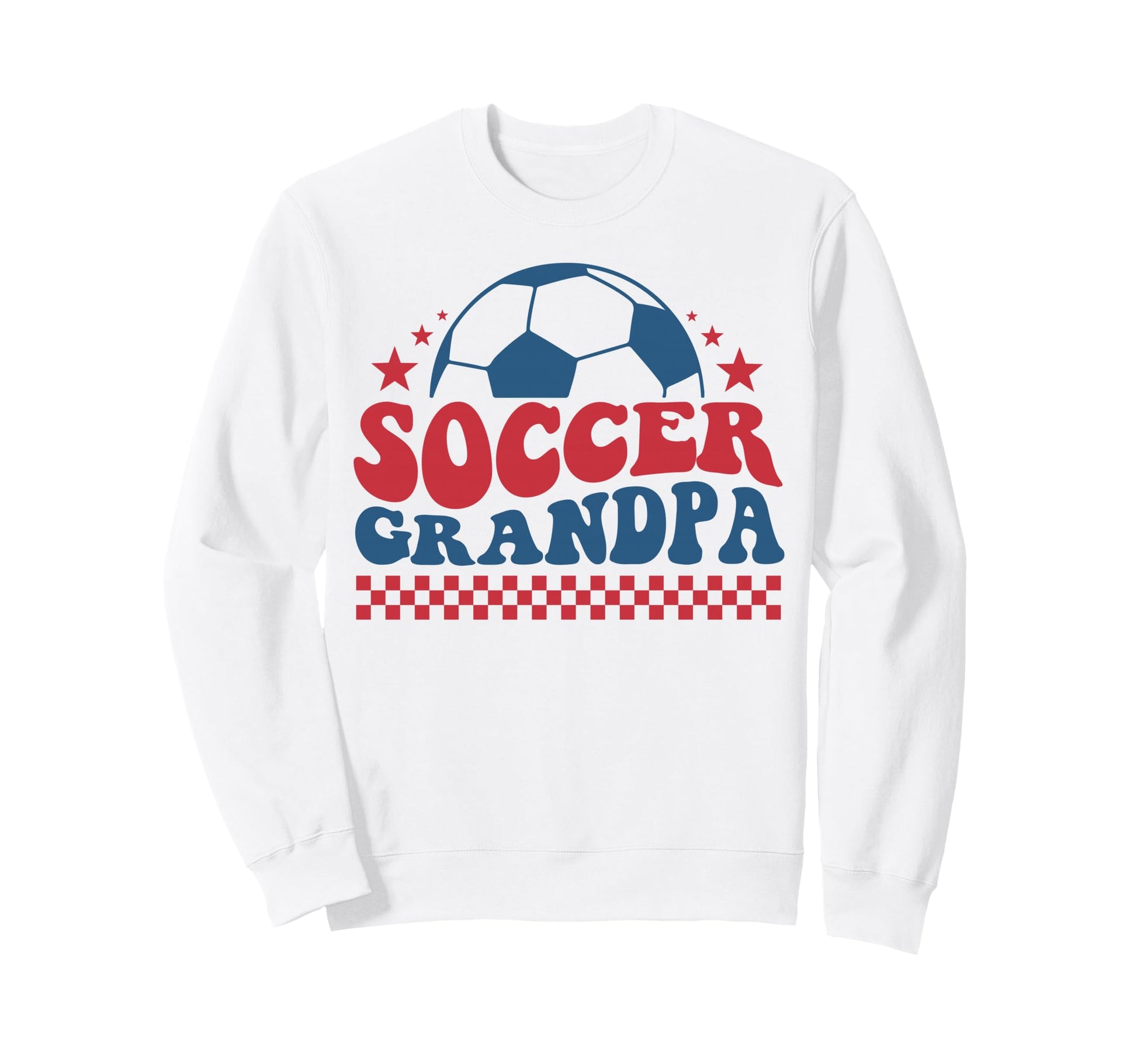Soccer Grandpa Soccer Fan Support Sweatshirt - Graphic Print for Adults - T-Shirt, Sweatshirt, Hoodie