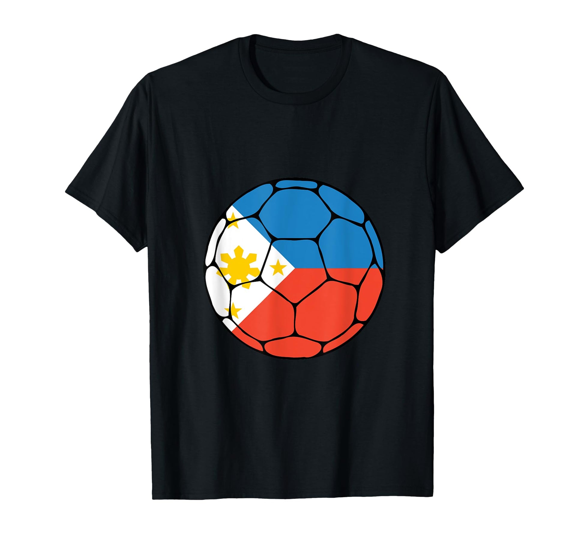Philippines Soccer Ball Flag Jersey Futbol T-Shirt - Trendy Graphic Unisex - T-Shirt, Sweatshirt, Hoodie