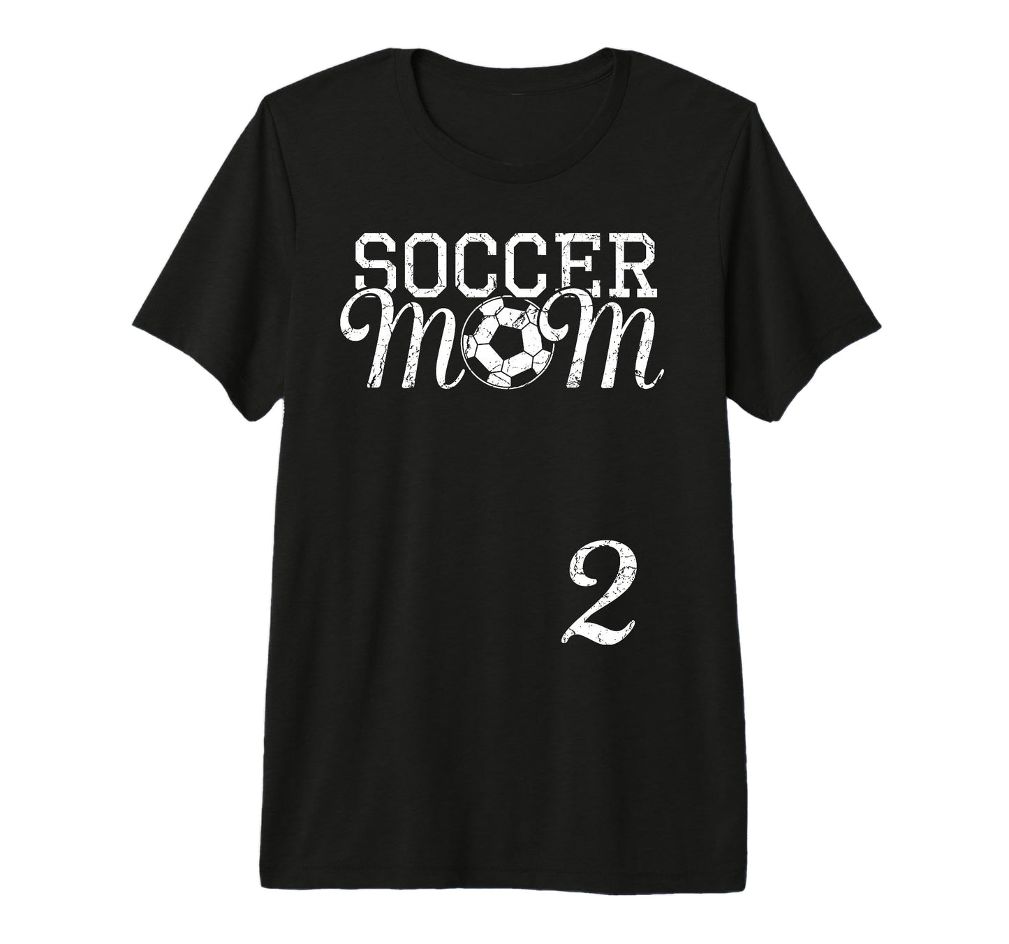 Soccer Mom Jersey Number 2 Favorite Player T-Shirt - Graphic Print Unisex - T-Shirt, Sweatshirt, Hoodie