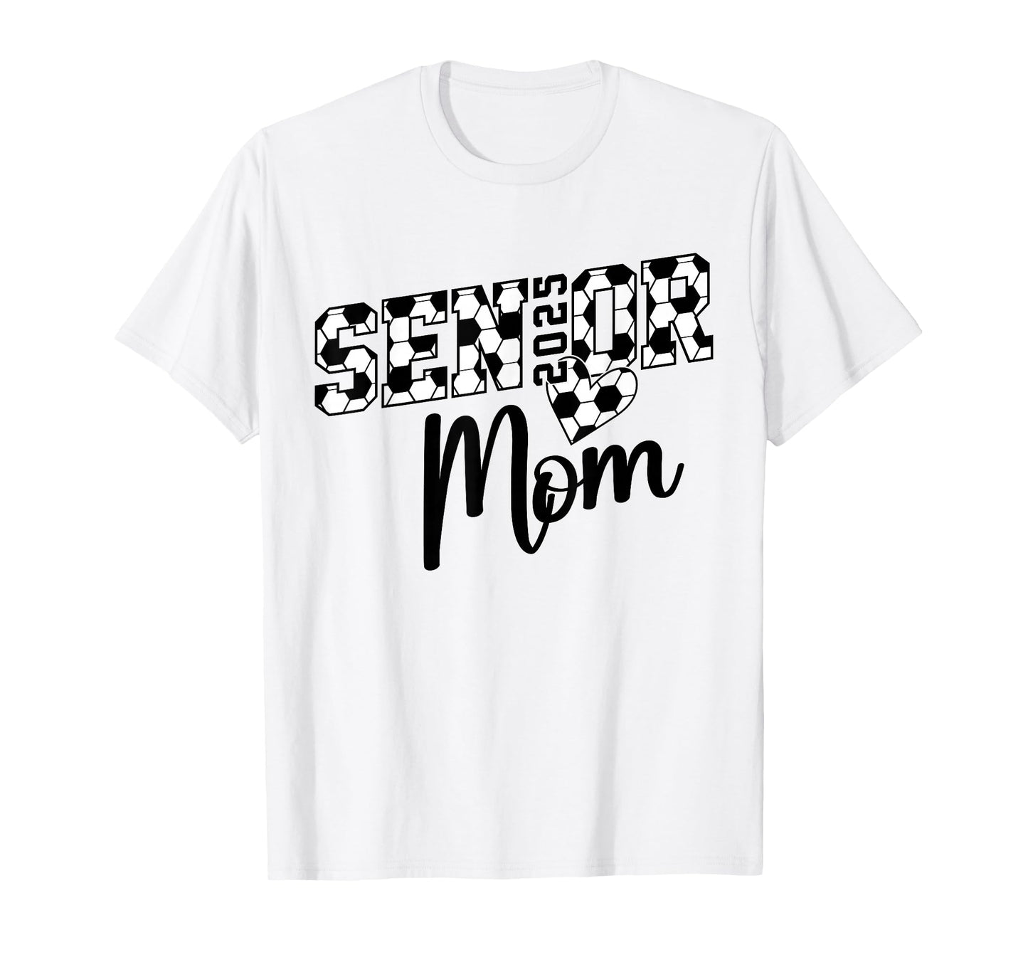 Proud Mom Soccer Senior Class 2025 T-Shirt - Custom Art Print Men Women - T-Shirt, Sweatshirt, Hoodie