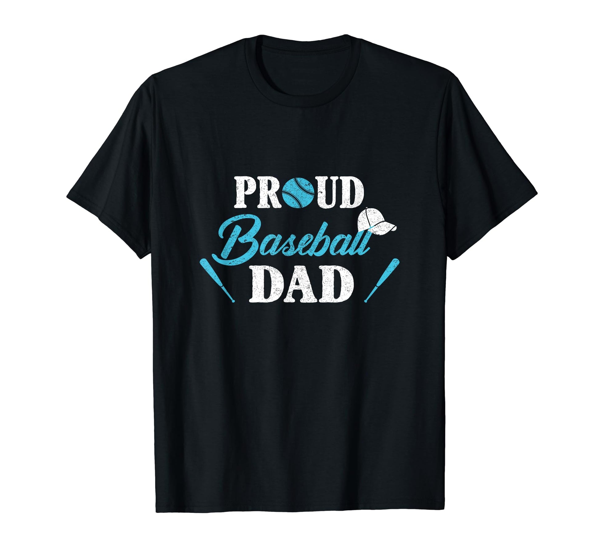 Proud Baseball Dad T-Shirt - Graphic Print for Adults - T-Shirt, Sweatshirt, Hoodie